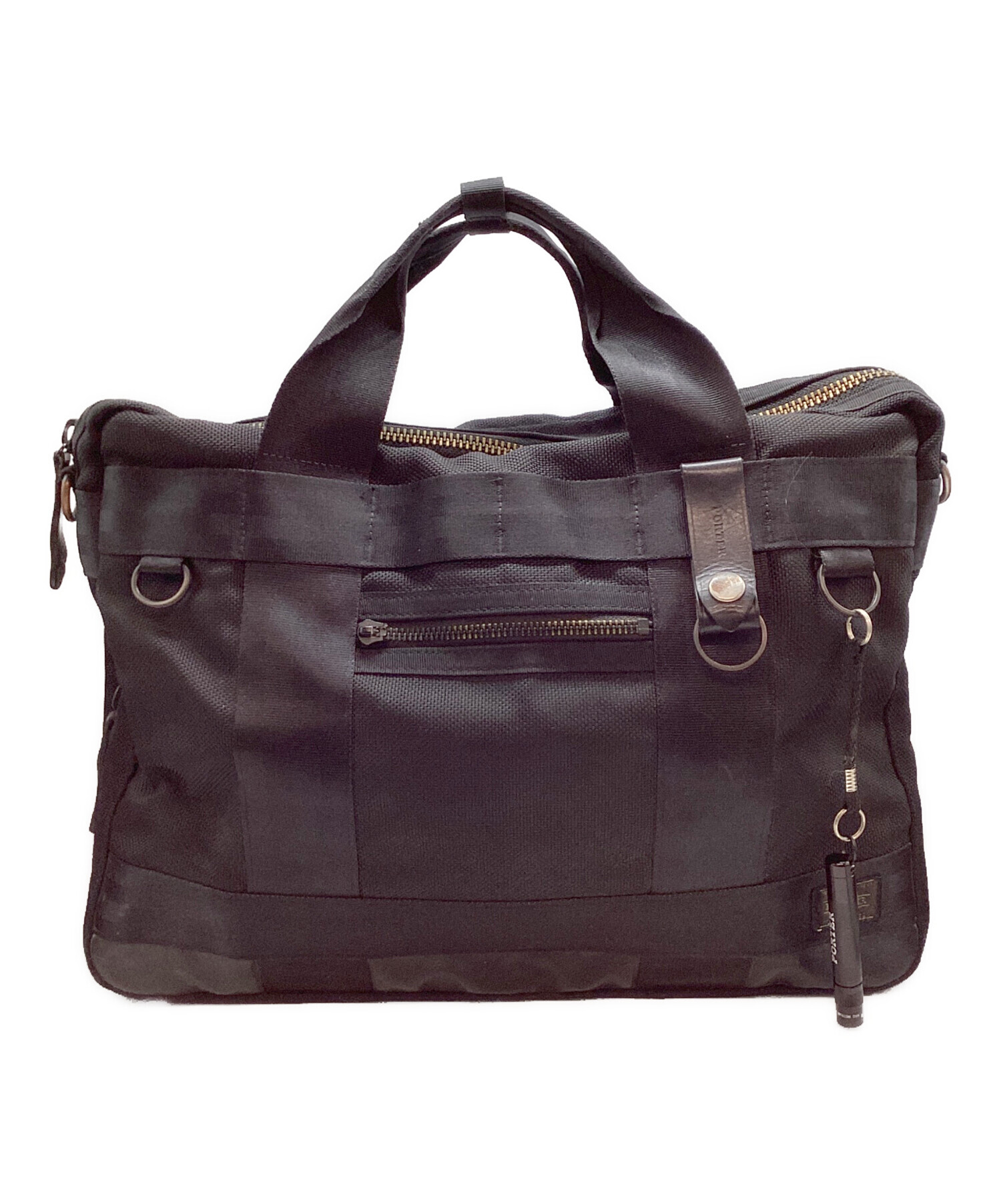 未使用品 ポーター2WAY ブリーフケース 中古・古着通販】PORTER (ポーター) 2WAYブリーフケース ブラック