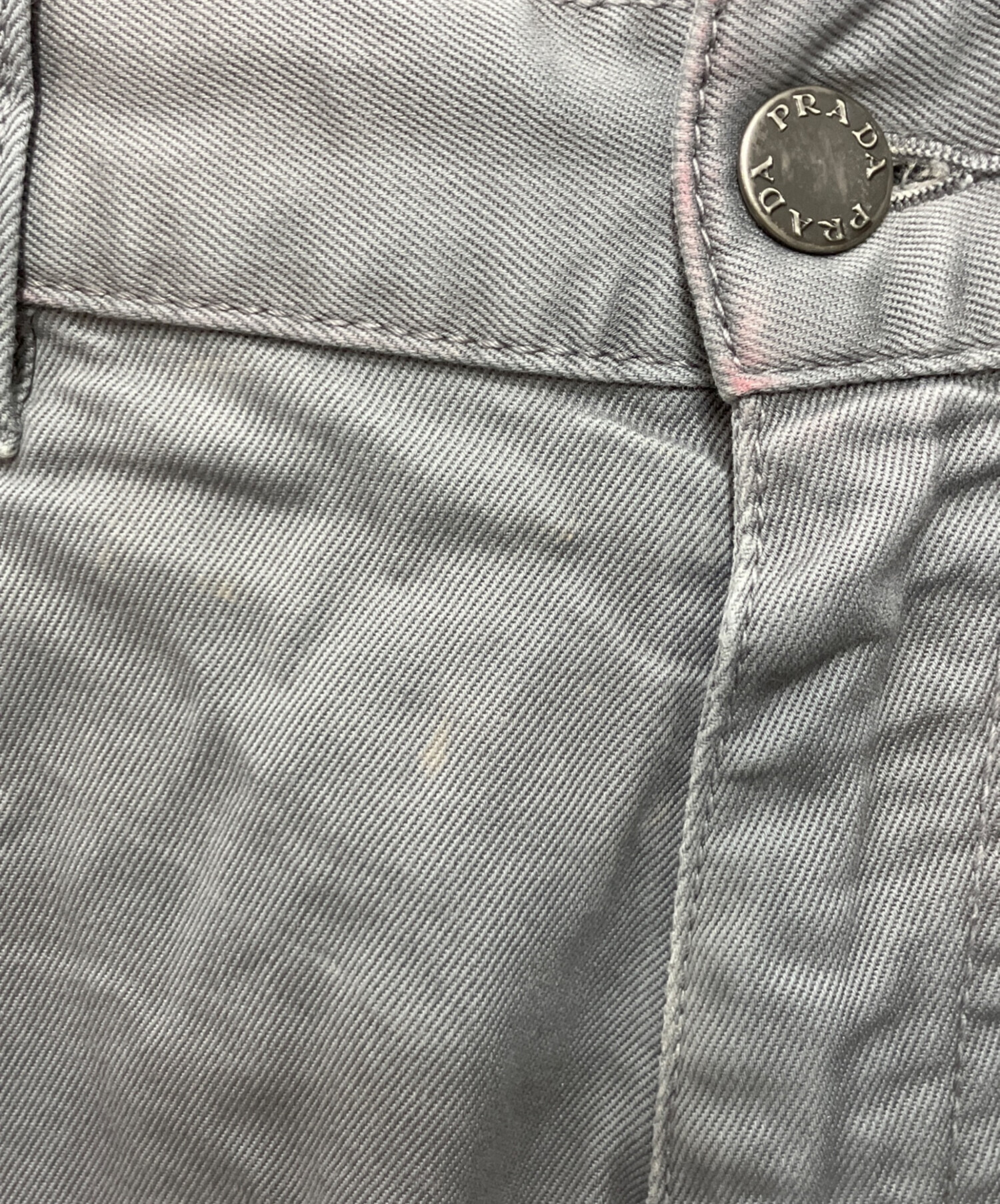 中古・古着通販】PRADA (プラダ) スリムパンツ グレー サイズ: 81cm