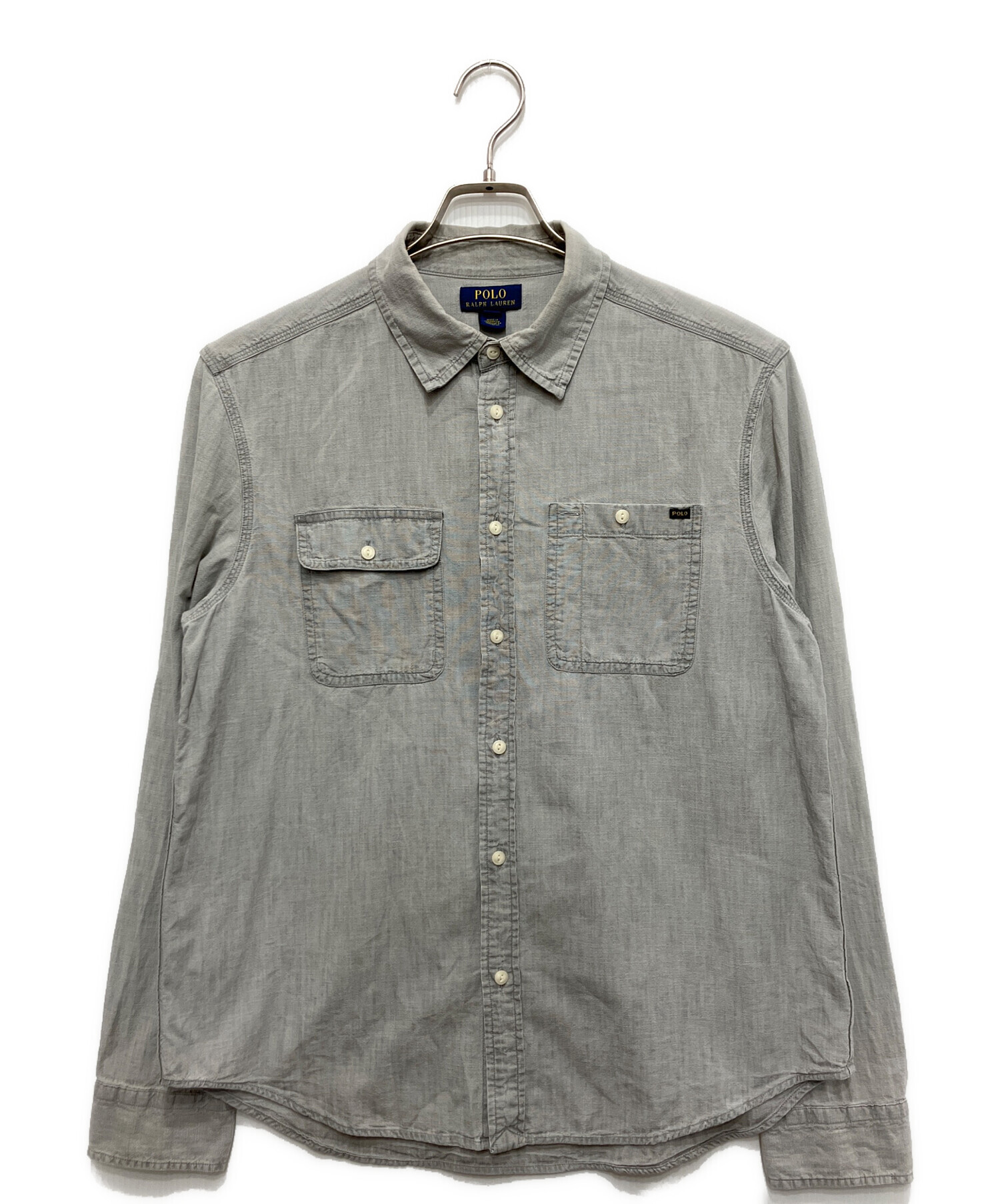 古着　RRL シャンブレーシャツ　長袖　m ラルフローレン 中古・古着通販】POLO RALPH LAUREN (ポロ・ラルフローレン) ワーク