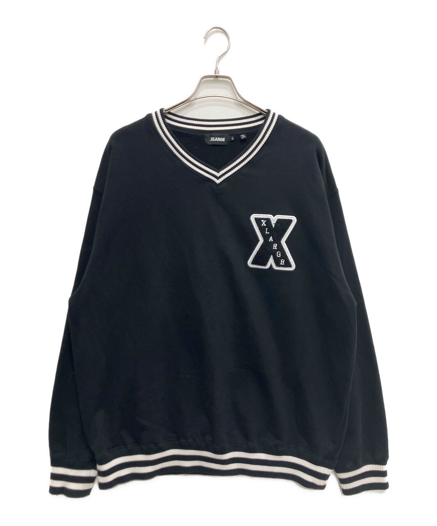 中古・古着通販】X-LARGE (エクストララージ) Vネックスウェット 