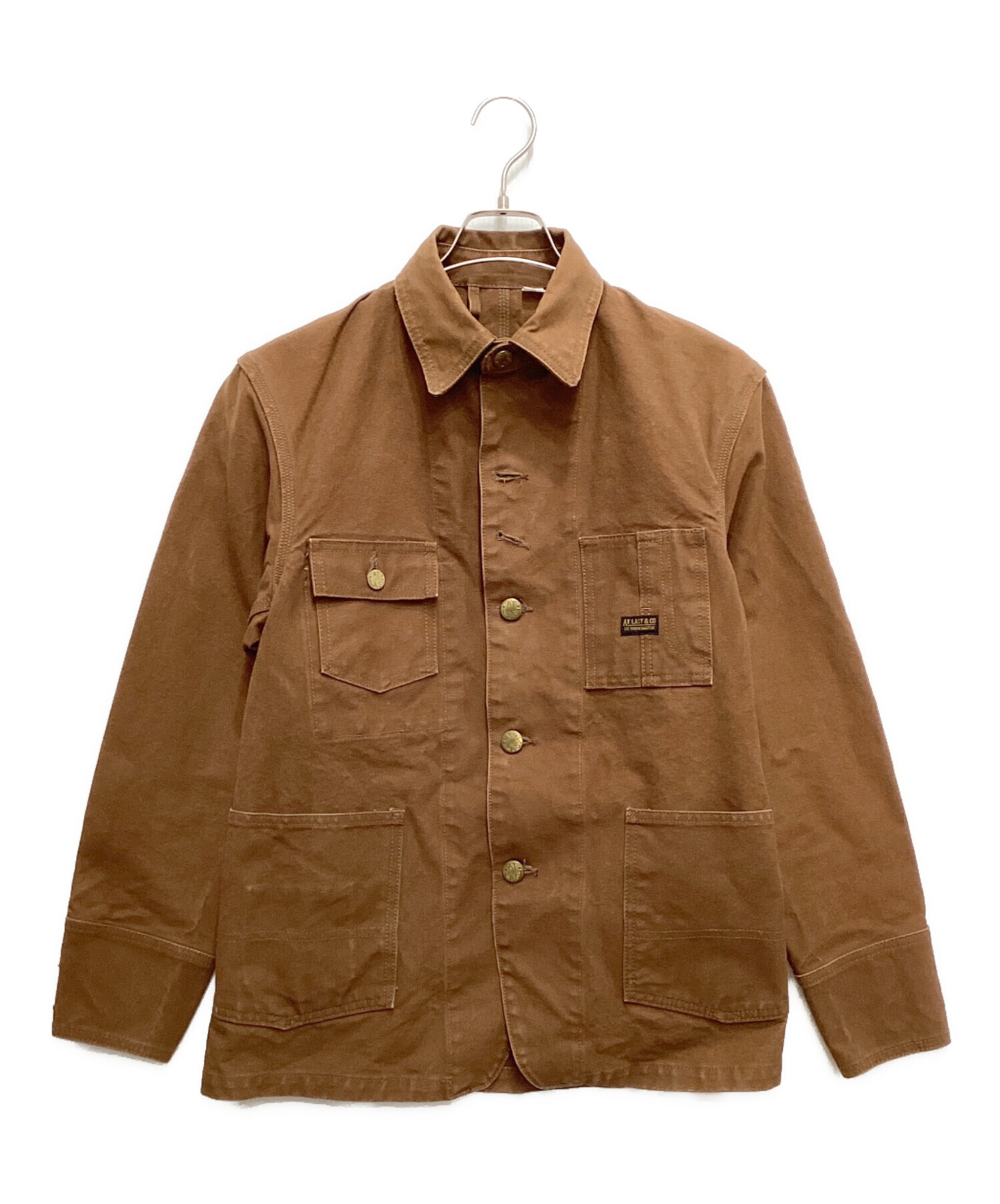 中古・古着通販】ATLAST & CO (アットラスト) カバーオール ブラウン