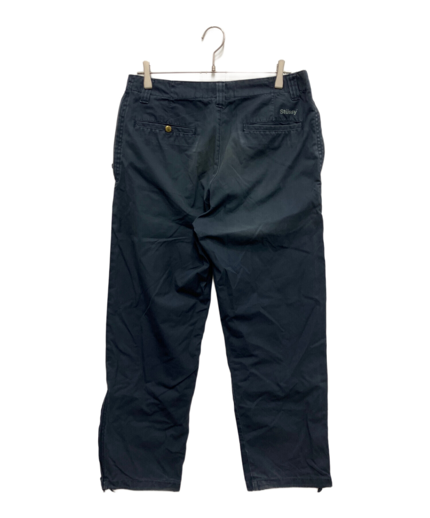 中古・古着通販】stussy (ステューシー) 裾ジップコットンチノパン