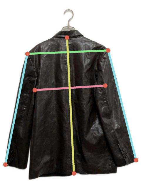 中古・古着通販】OHOTORO (オオトロ) フェイクレザージャケット