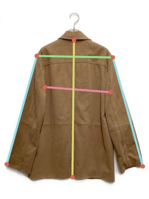 中古・古着通販】OHOTORO (オオトロ) Henry Suede Jacket ブラウン