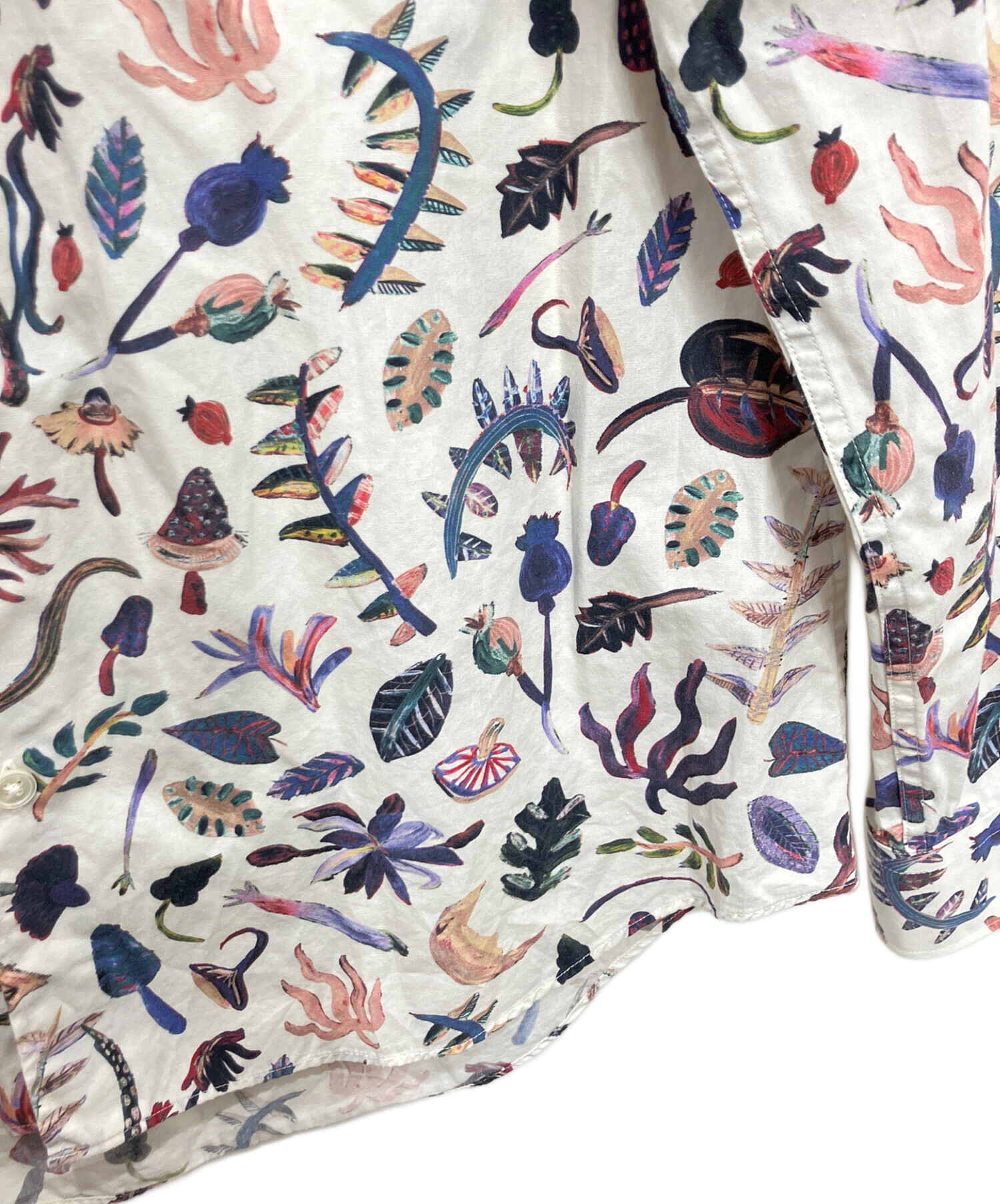 未使用タグ付レンズブラーボタニカル　tシャツ Paul Smith ポールスミス 中古・古着通販】PAUL SMITH (ポールスミス) ボタニカル柄シャツ