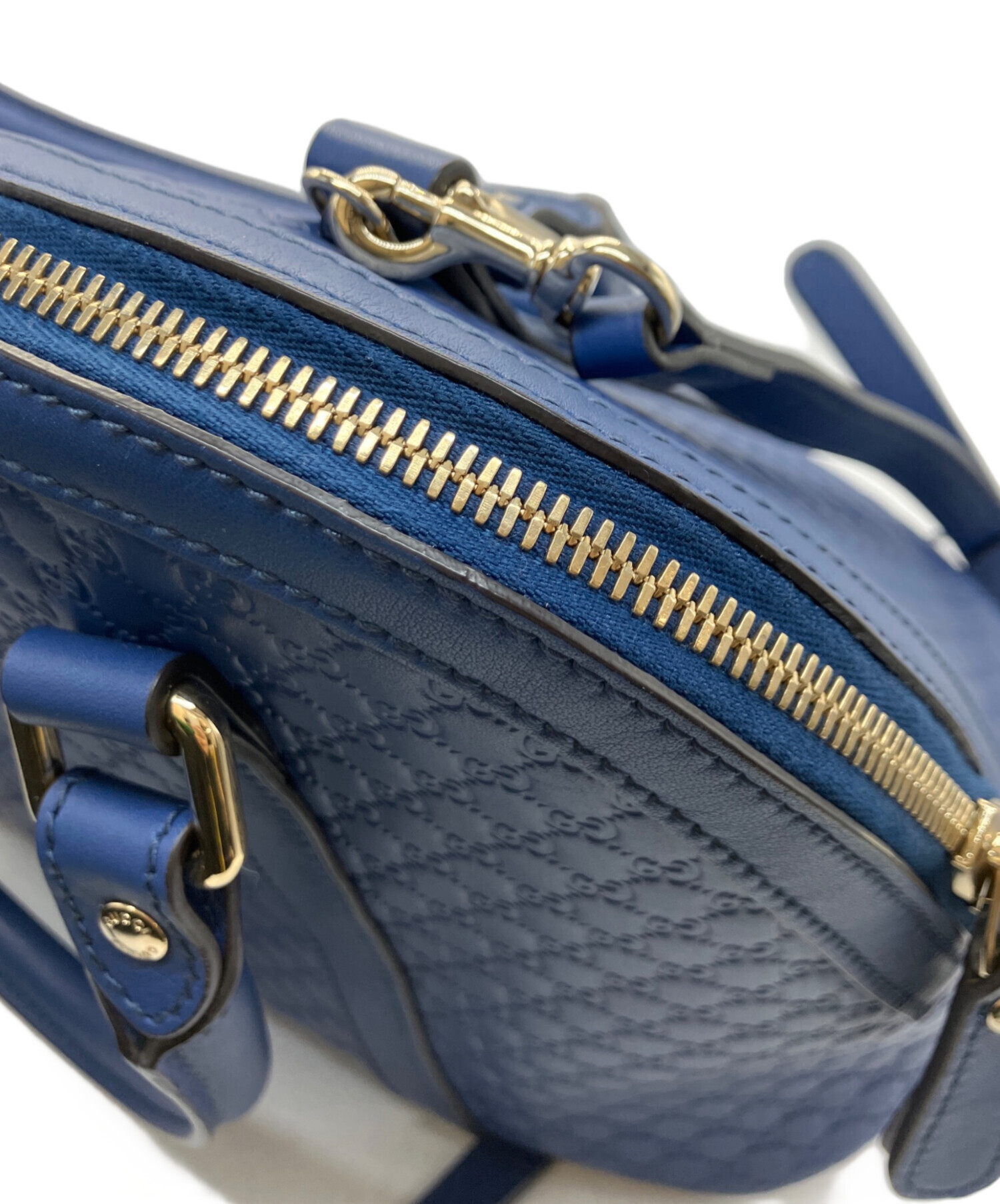 中古・古着通販】GUCCI (グッチ) マイクログッチシマ ハンドバッグ