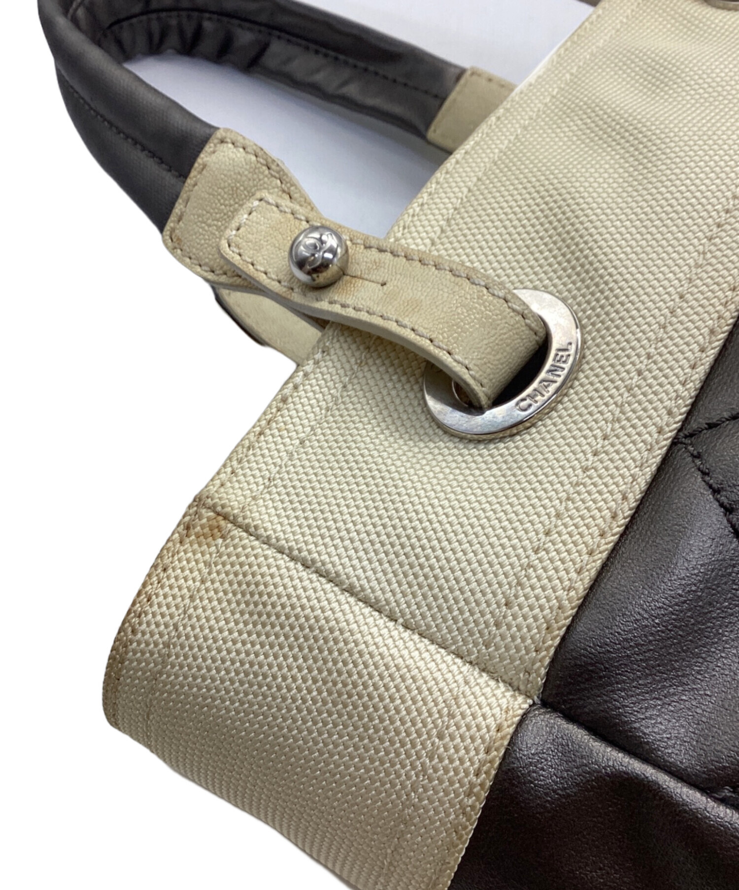 中古・古着通販】CHANEL (シャネル) パリビアリッツPM トートバッグ