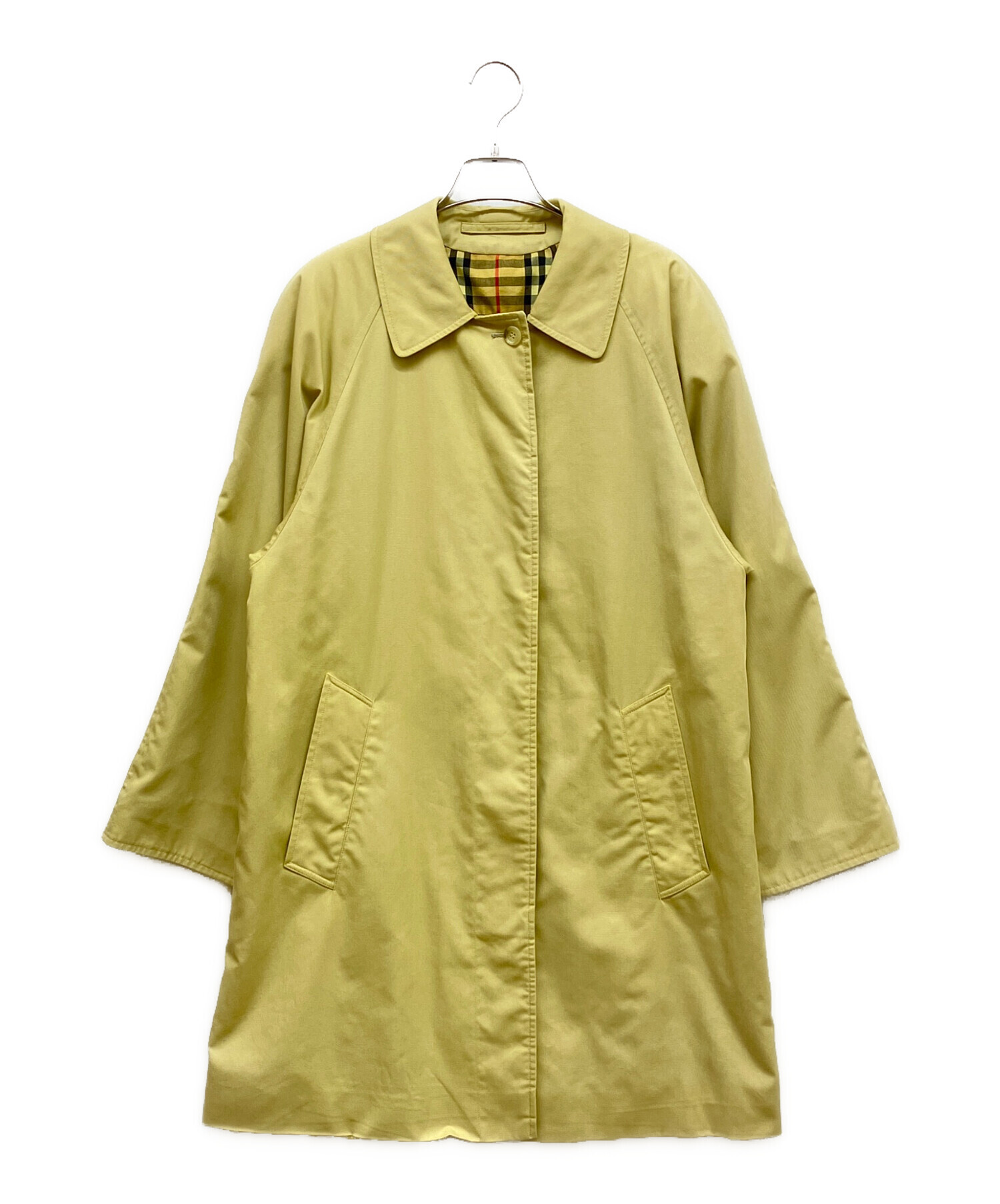 Burberry コート　イエロー 中古・古着通販】Burberry's (バーバリーズ) ステンカラーコート