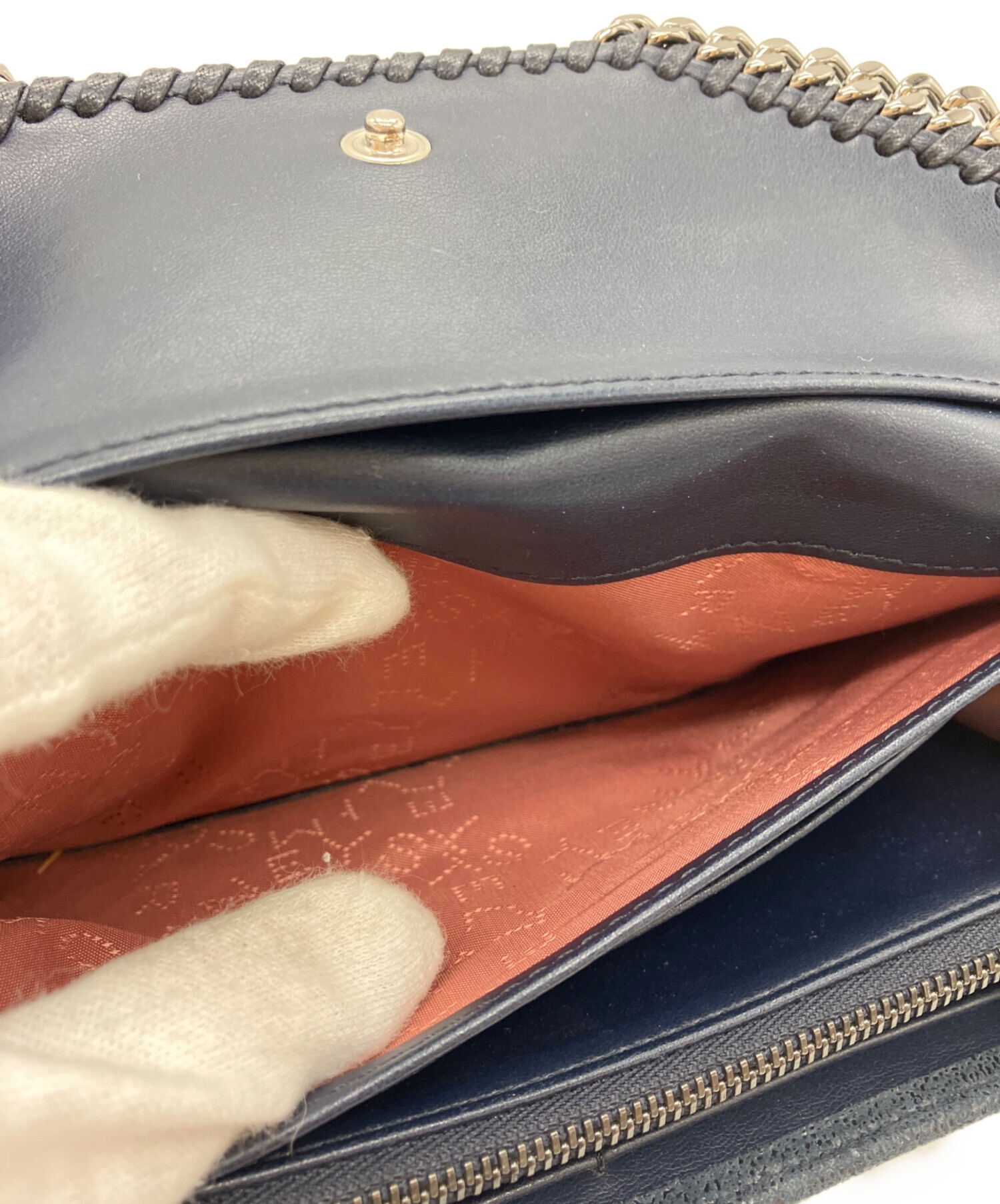 ステラマッカトニー　ネイビー長財布 中古・古着通販】STELLA McCARTNEY (ステラマッカートニー) ファラベラ