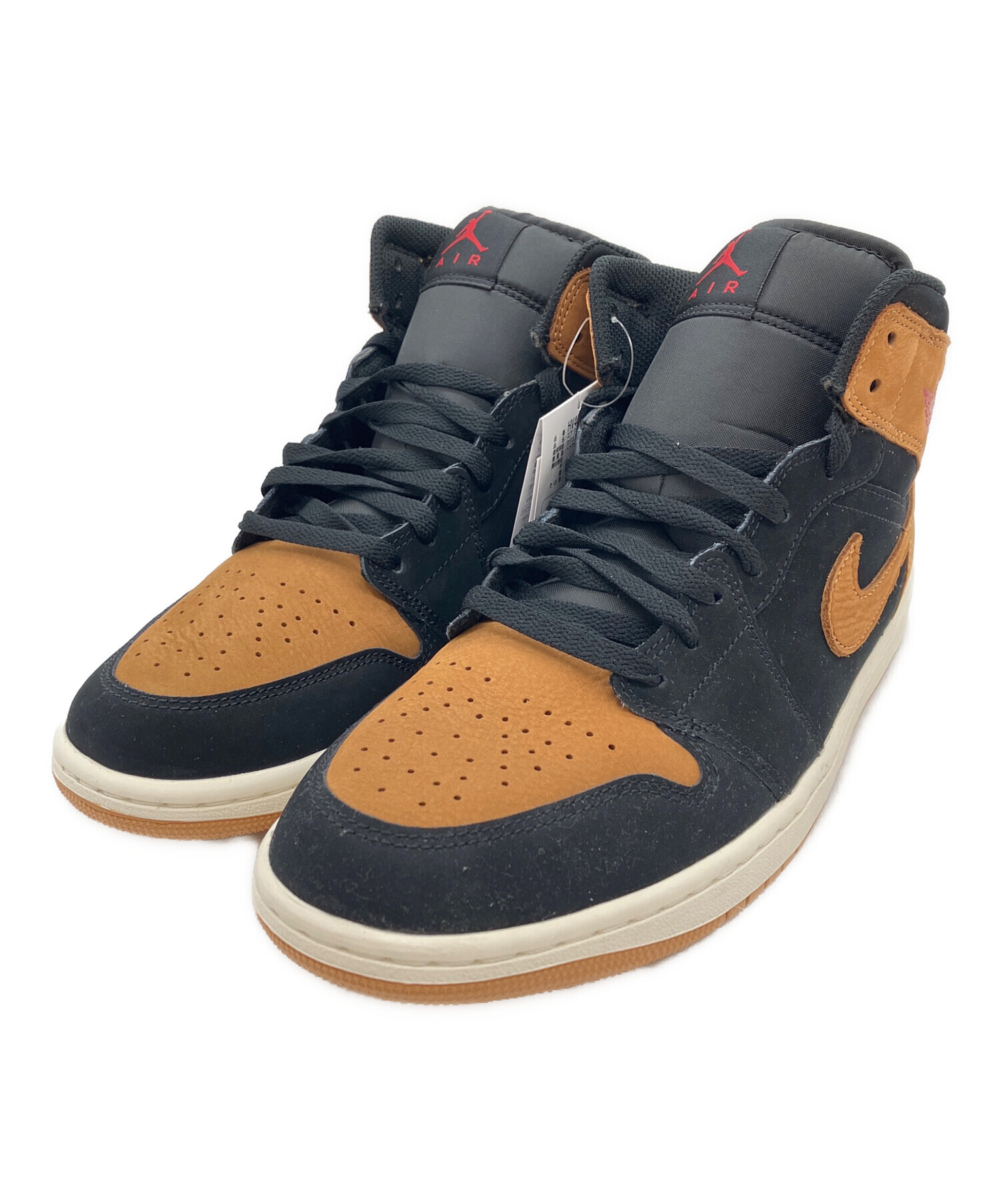 中古・古着通販】NIKE (ナイキ) AIR JORDAN 1 MID SE ブラウン 