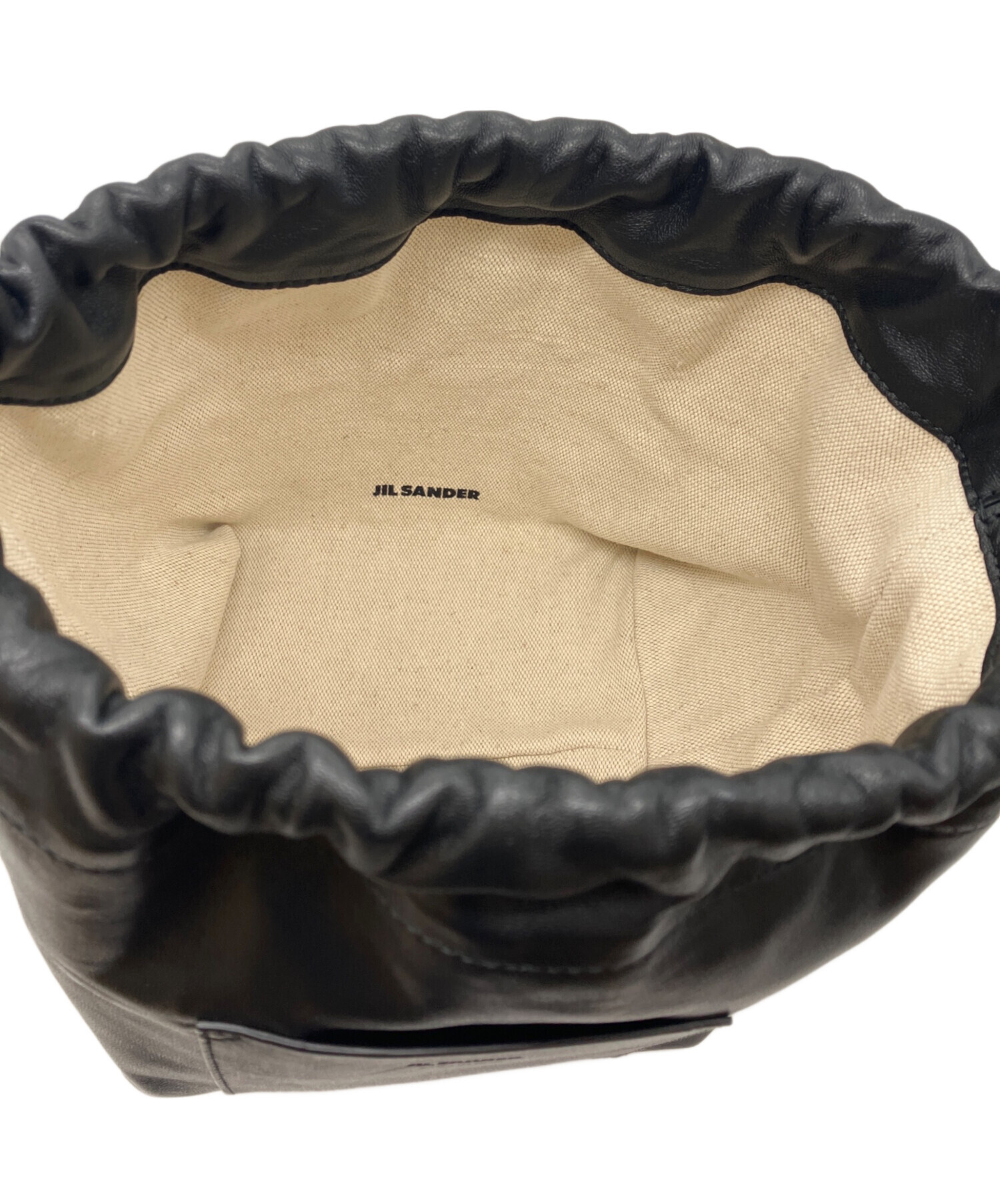 ジルサンダー　巾着バッグ　中古 中古・古着通販】JIL SANDER (ジルサンダー) ドローストリングバッグ