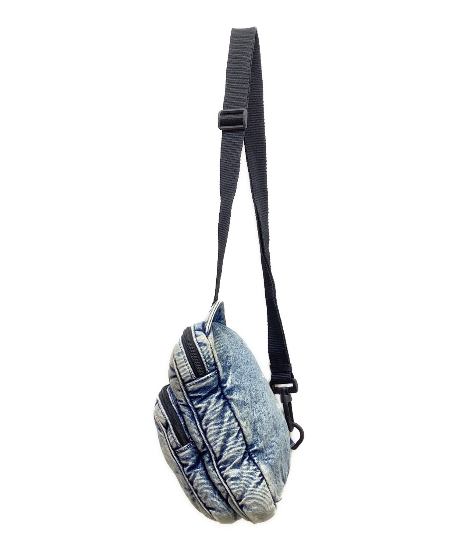BALENCIAGA バレンシアガコットンボディバッグ 中古・古着通販】BALENCIAGA (バレンシアガ) デニムクロスボディバッグ