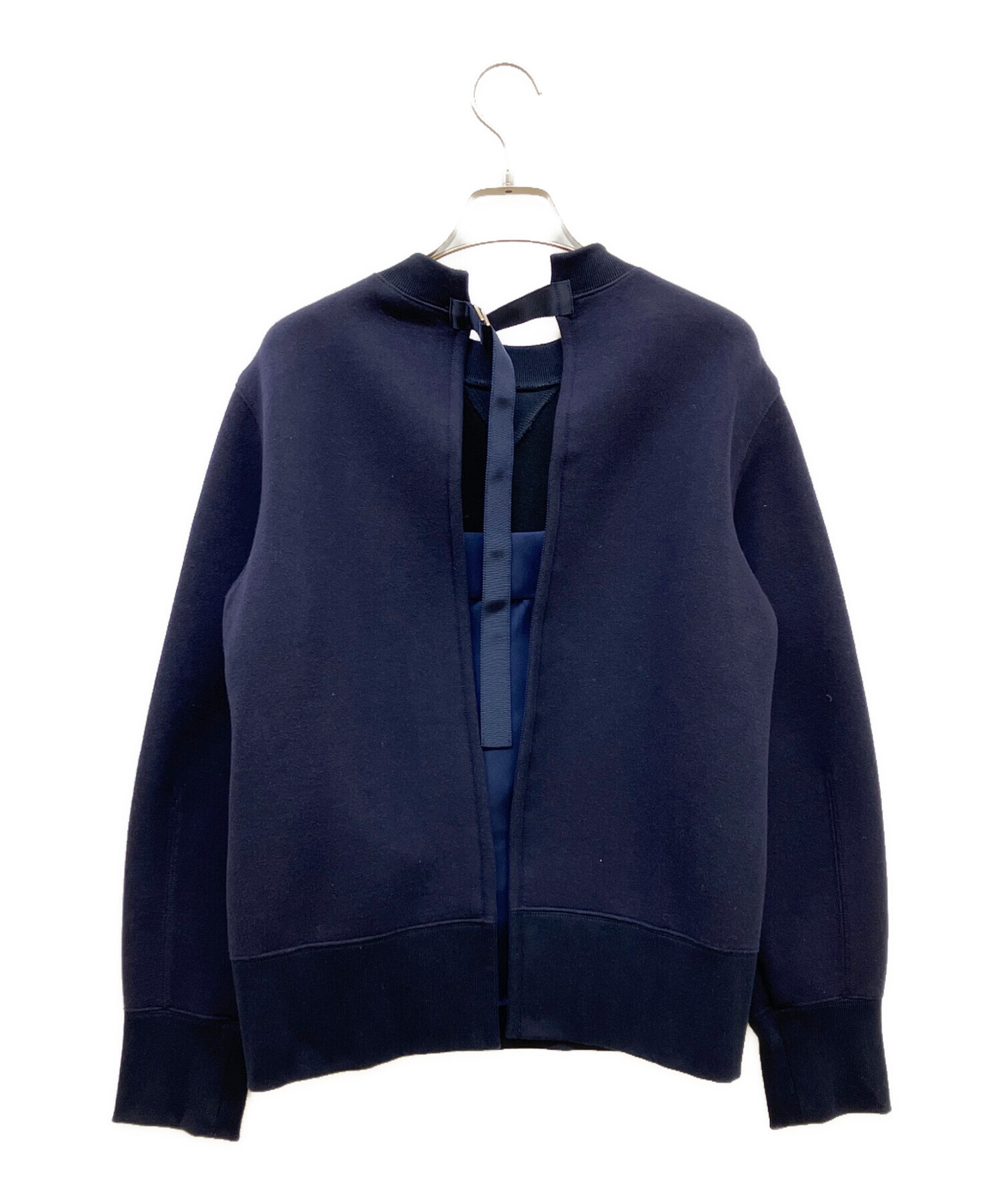 中古・古着通販】sacai (サカイ) ドッキングスウェット ネイビー