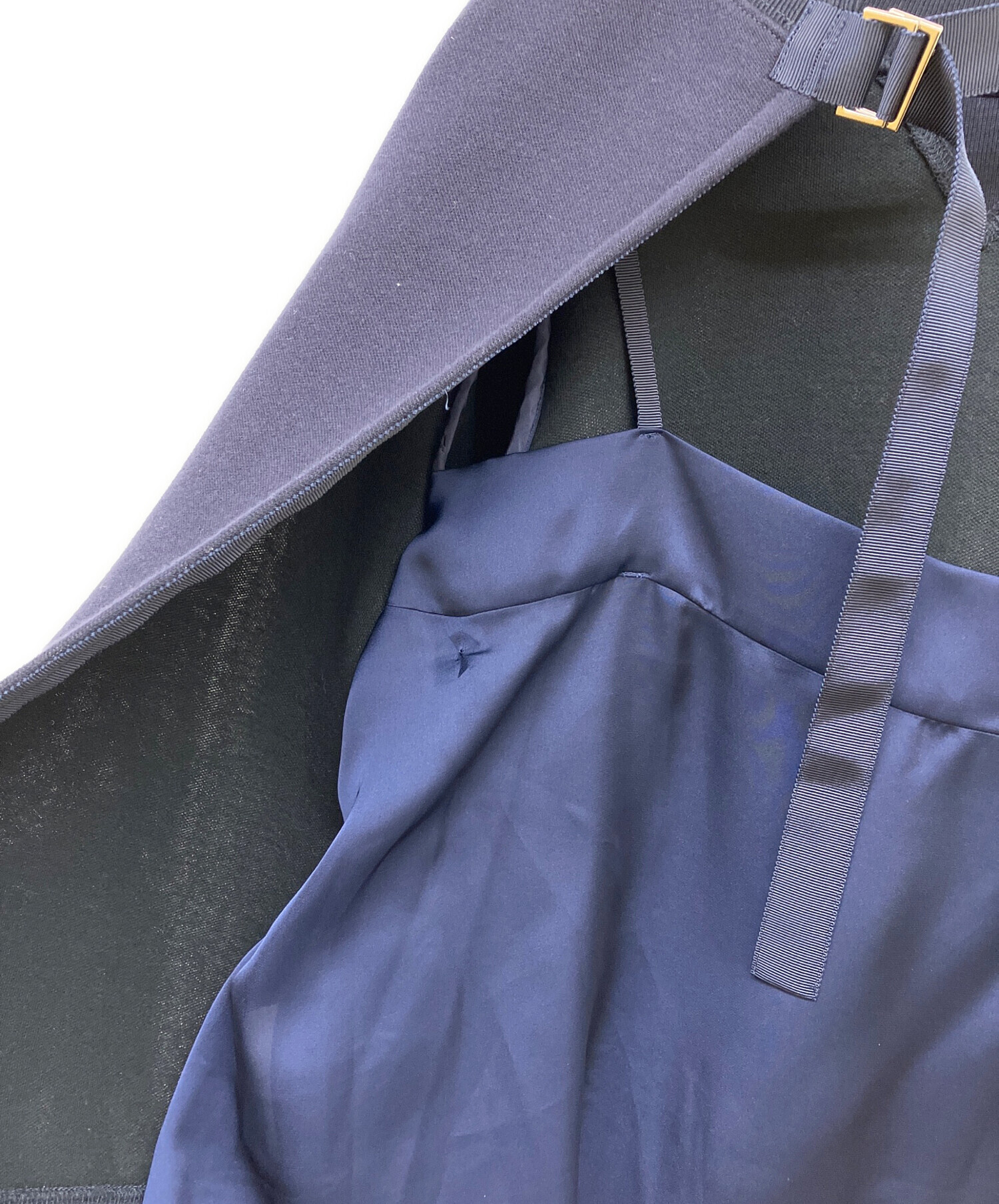 中古・古着通販】sacai (サカイ) ドッキングスウェット ネイビー