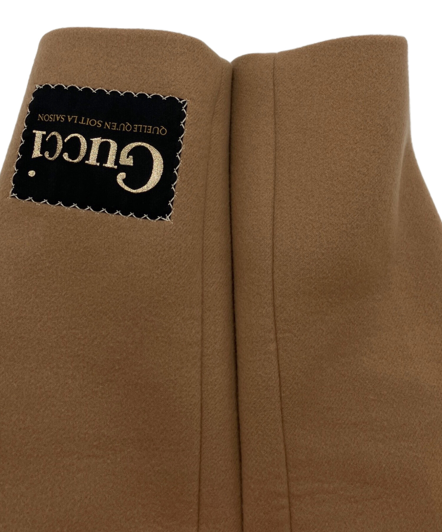 中古・古着通販】GUCCI (グッチ) シングルブレスト ウールロングコート