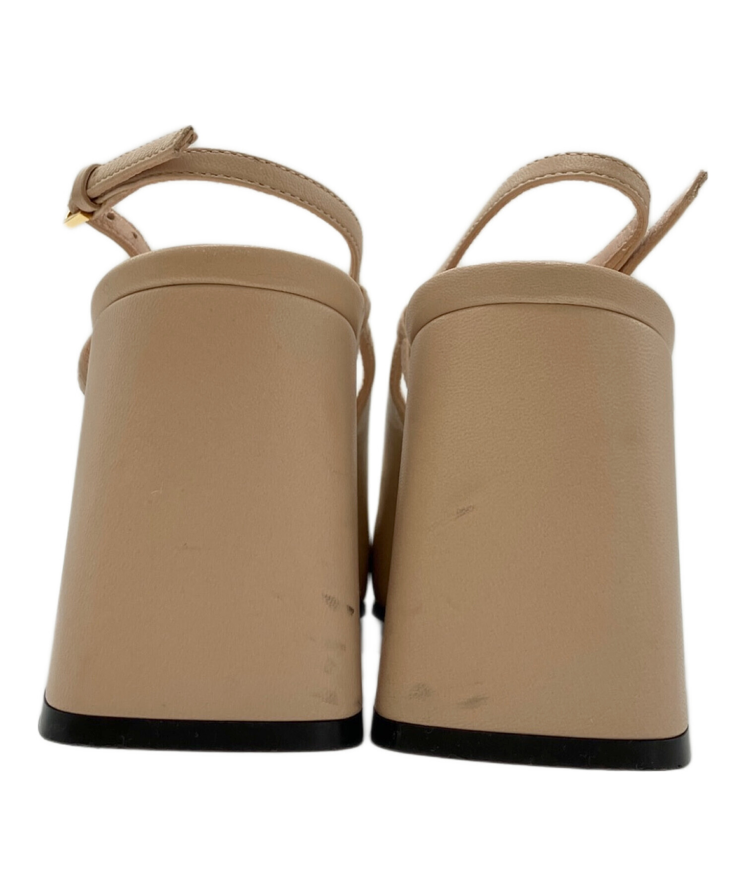 中古・古着通販】GUCCI (グッチ) ホースビットスクエアトゥパンプス