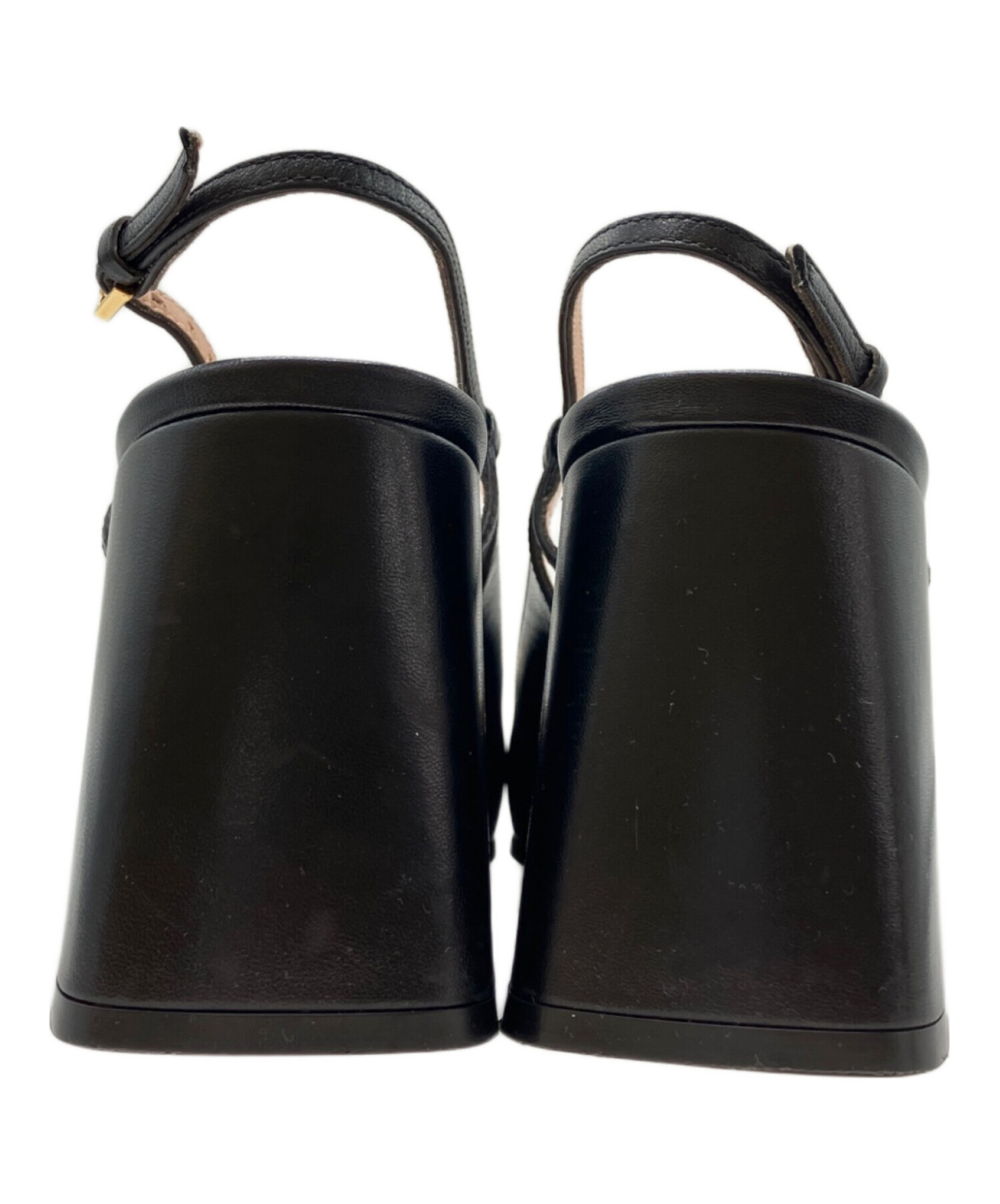GUCCI ブラック ホースビット パンプス スクエアトゥ 37 中古・古着通販】GUCCI (グッチ) ホースビットスクエアトゥパンプス