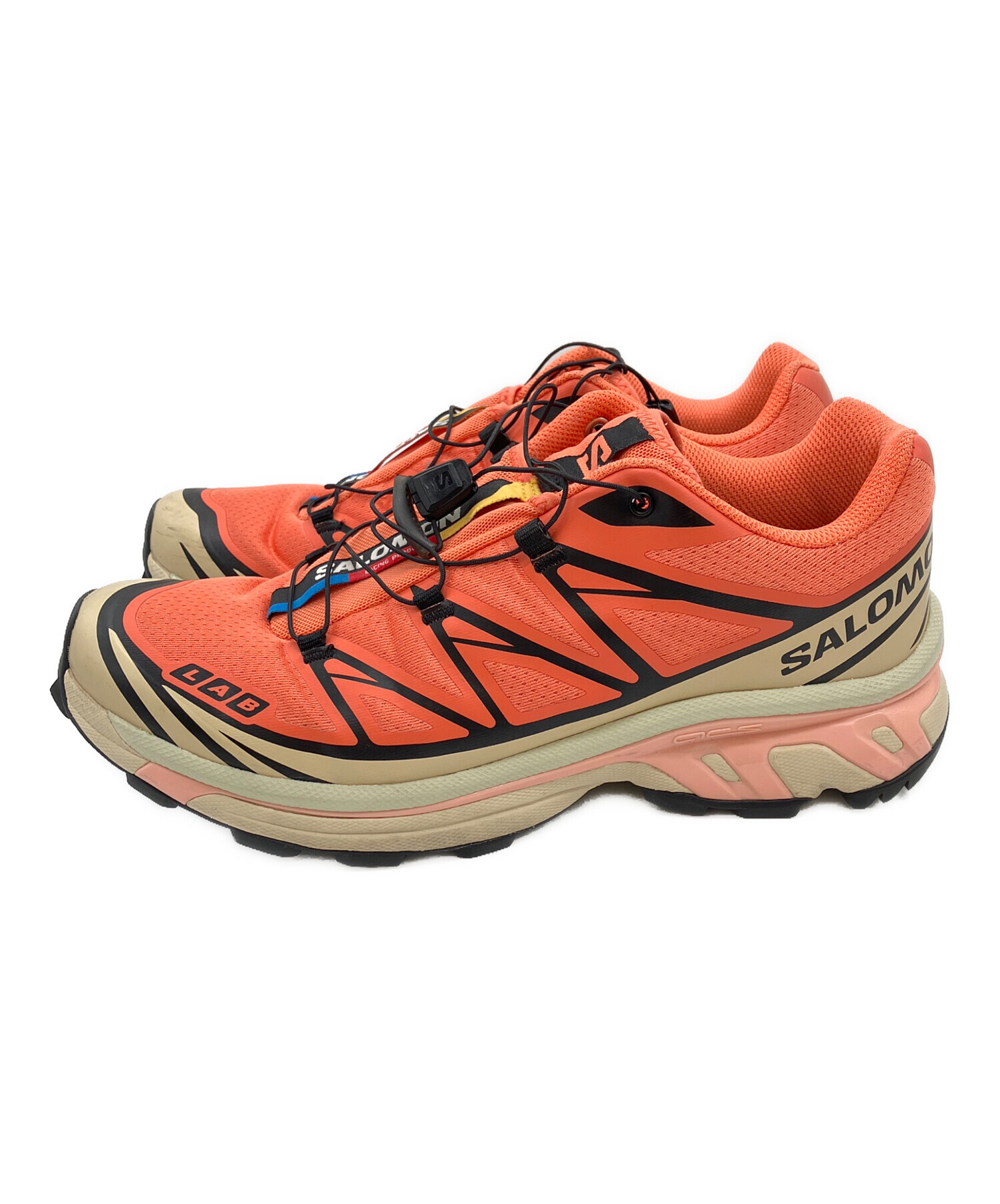 中古・古着通販】SALOMON (サロモン) スニーカー オレンジ サイズ:UK8