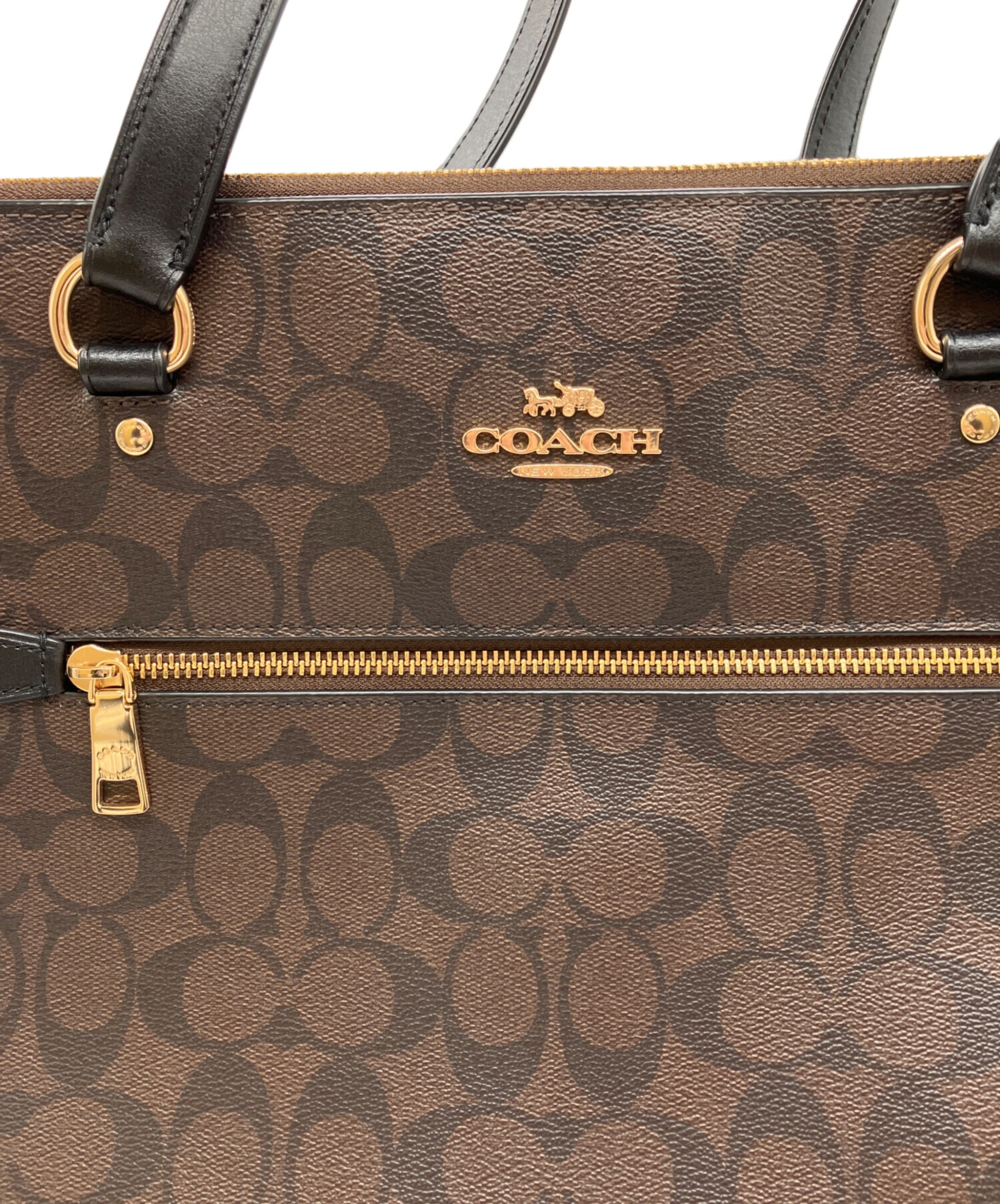 中古・古着通販】COACH (コーチ) ギャラリー トート シグネチャー 