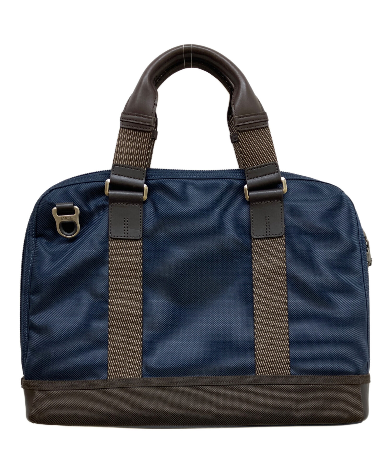 TUMI ネイビー レザー ハンドバッグ ショルダー付き　中古 中古・古着通販】TUMI (トゥミ) ビジネスバッグ ネイビー｜ブランド