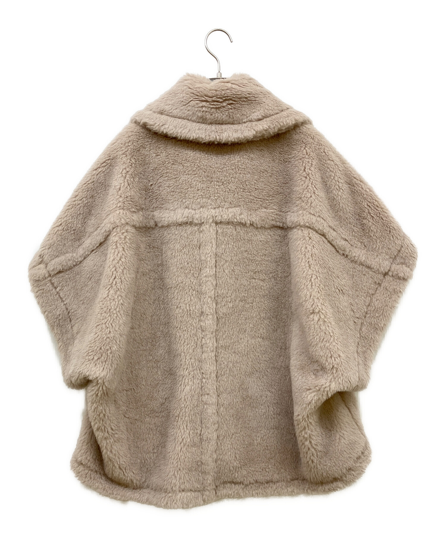 中古・古着通販】MaxMara (マックスマーラ) テディベアケープ ポンチョ 