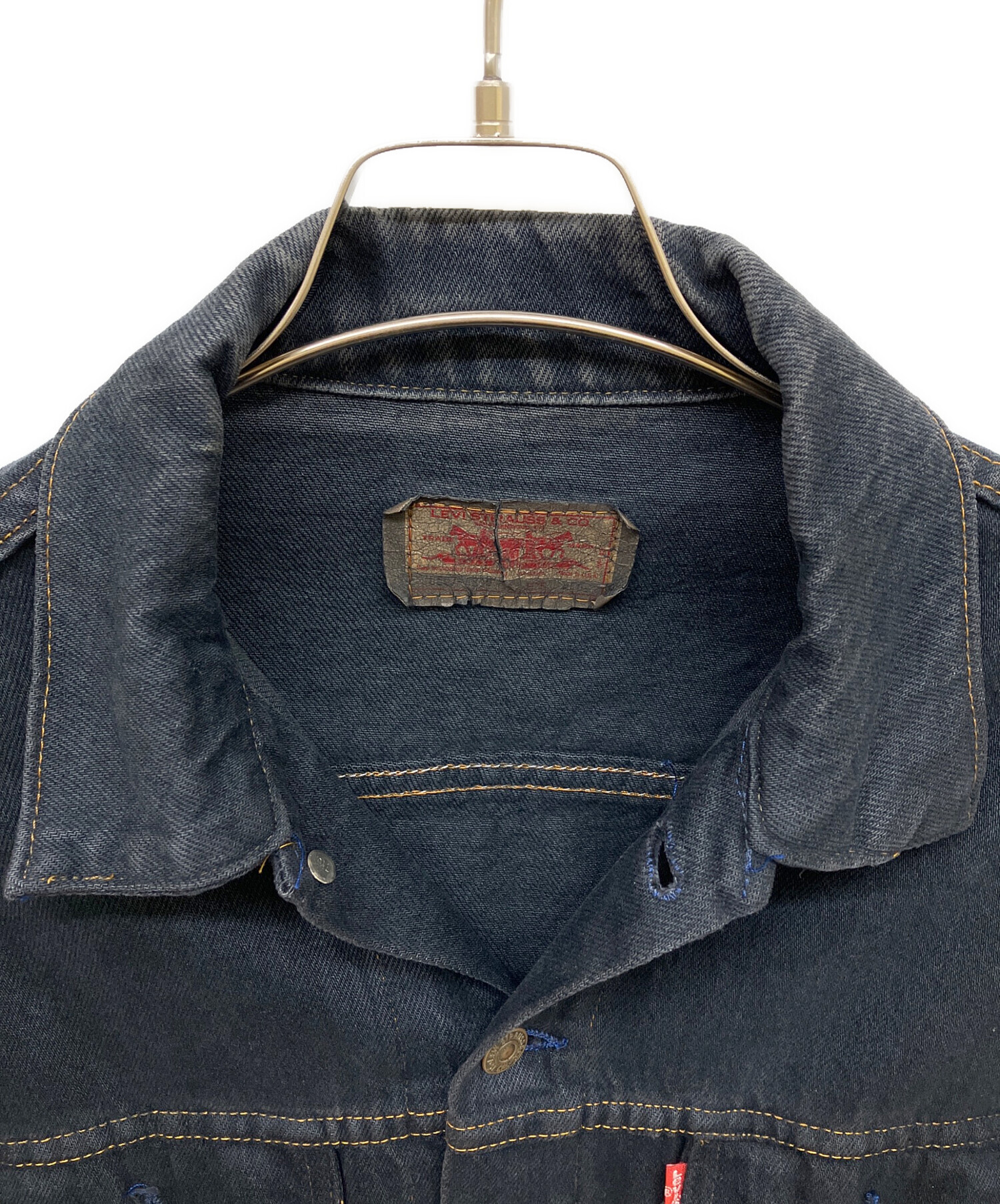 中古・古着通販】LEVI'S (リーバイス) 4th デニムジャケット ブラック