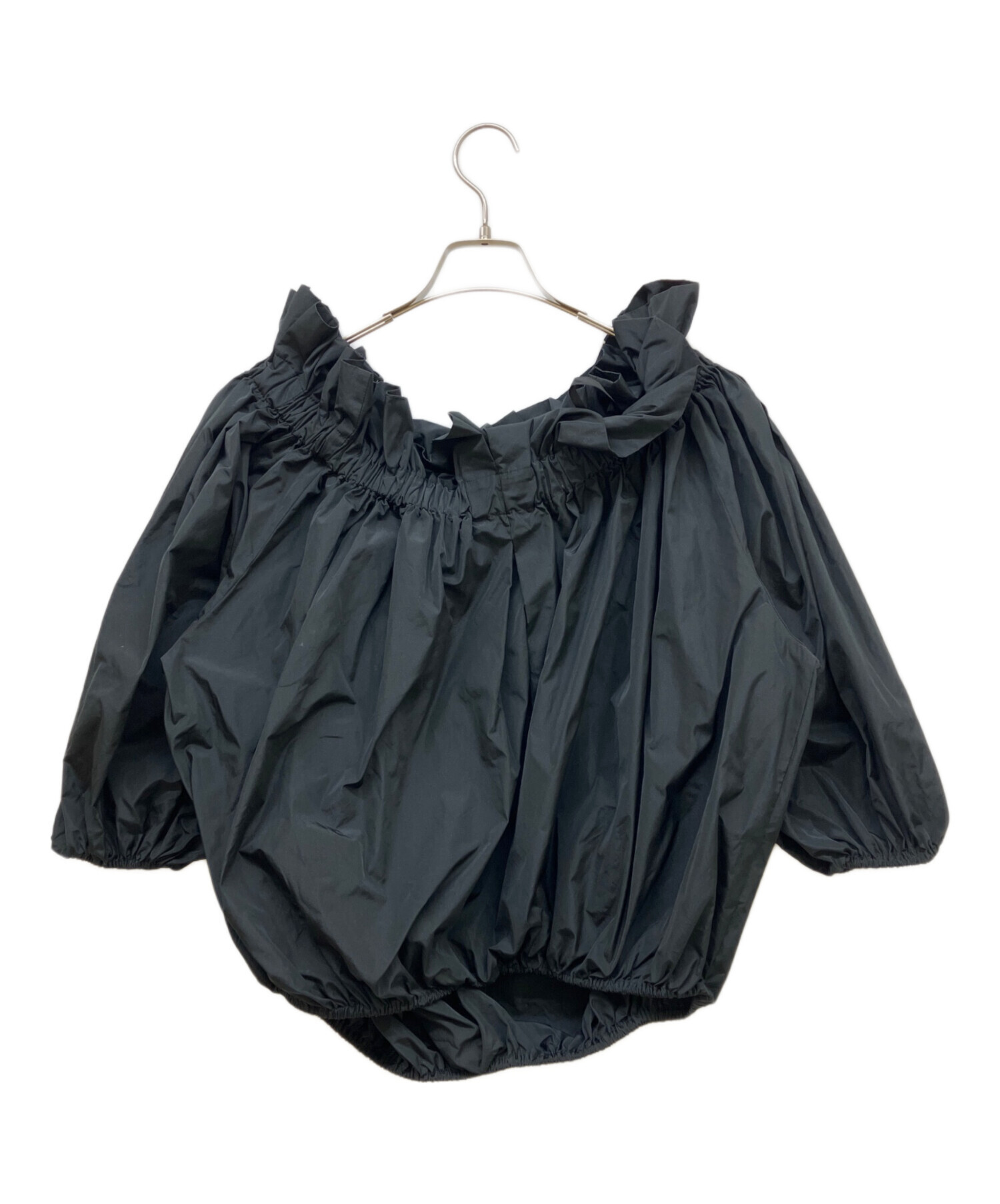 中古・古着通販】cygne (シーニュ) フリルギャザーオフショルブラウス