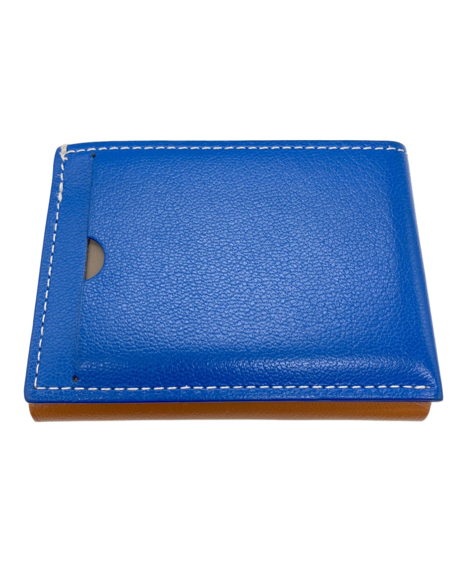 中古・古着通販】MOLINI (モリニ) Mini Wallet ブルー×キャメル