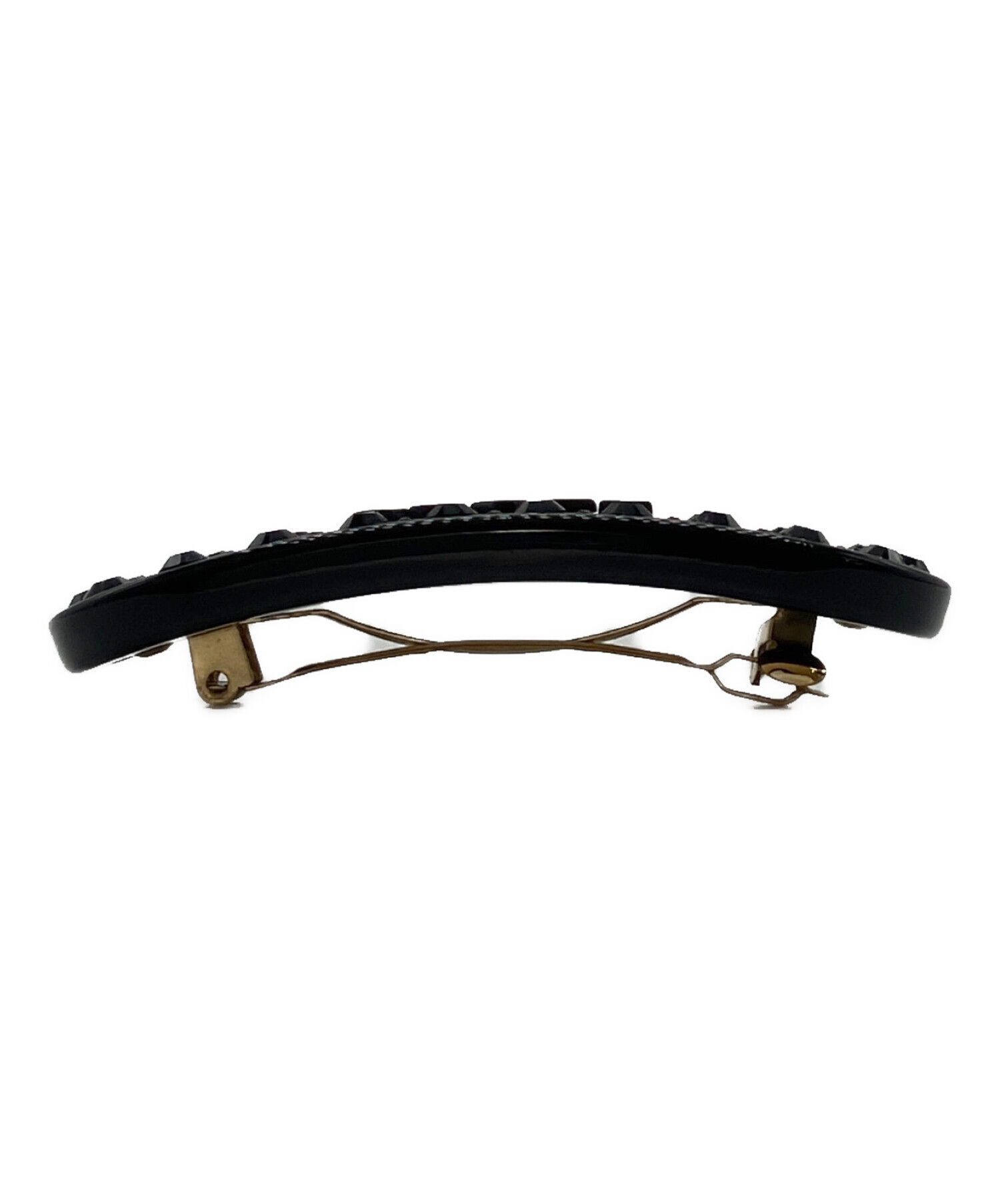 中古・古着通販】PRADA (プラダ) プレックスヘアクリップ ブラック