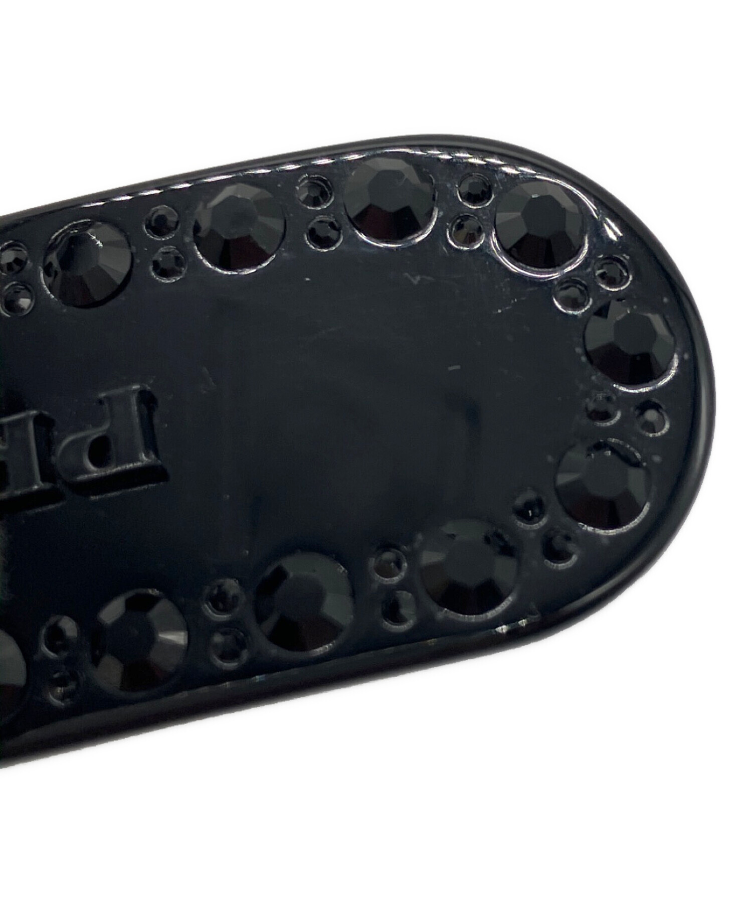 中古・古着通販】PRADA (プラダ) プレックスヘアクリップ ブラック