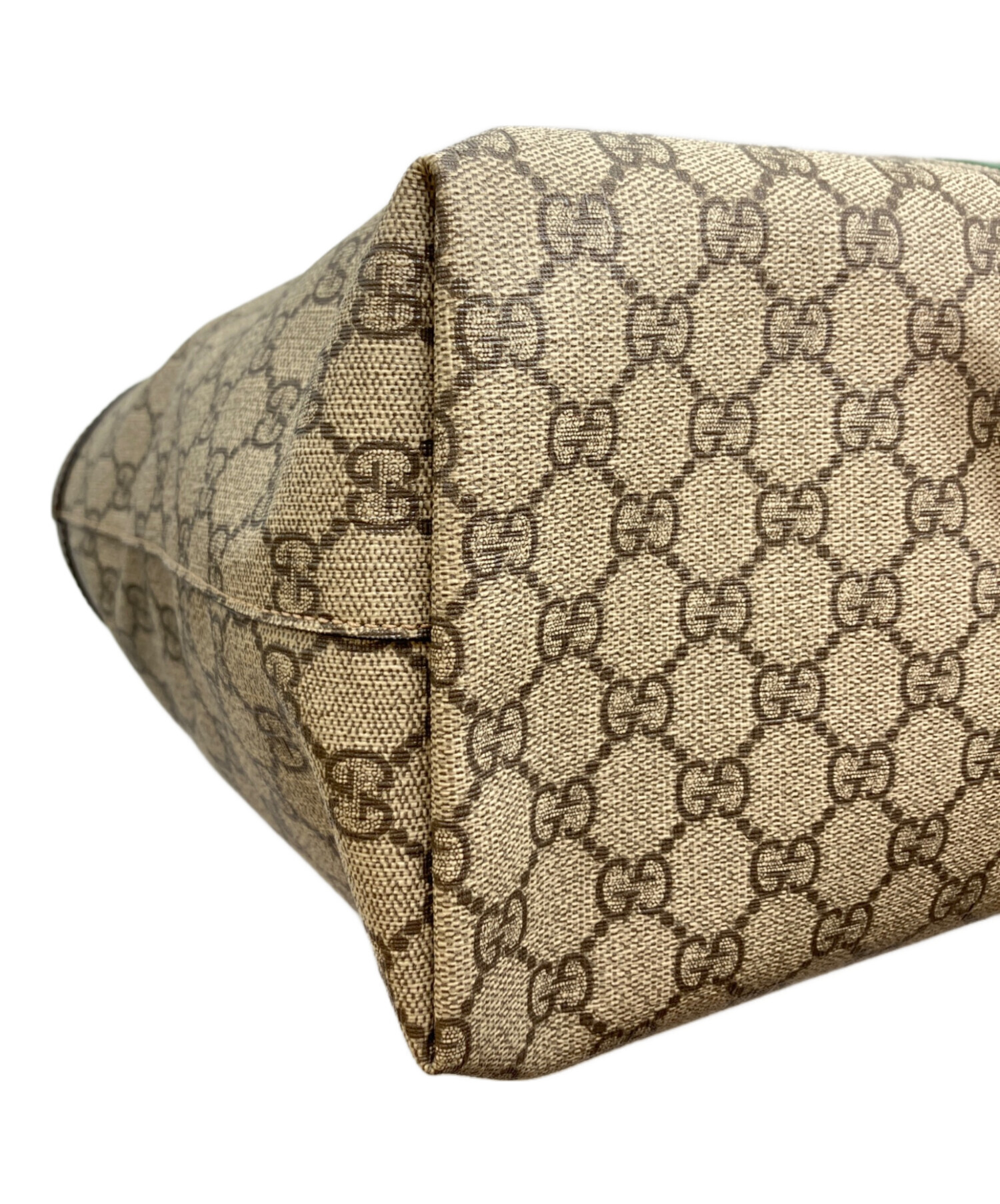 中古・古着通販】GUCCI (グッチ) ラージトートバッグ ベージュ