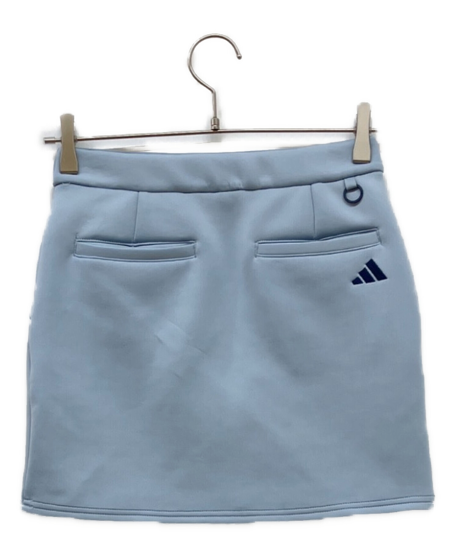 アディダス ゴルフウェア セットアップ 新品 スカート 半袖 ネイビー×グレー 中古・古着通販】adidas (アディダス) ゴルフウェア(パンツ) ブルー