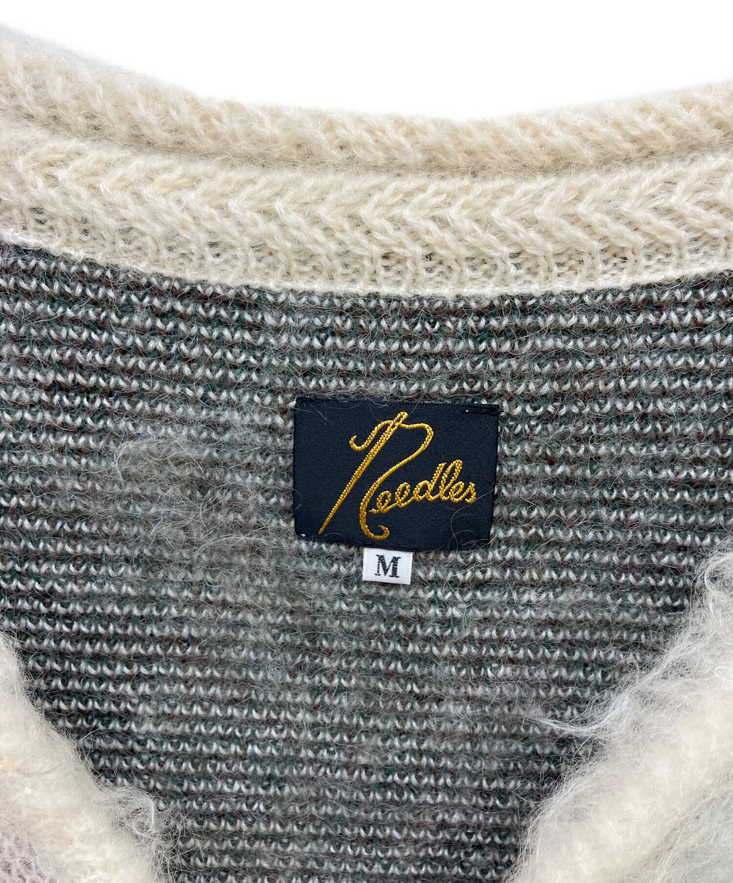 中古・古着通販】Needles (ニードルズ) PAPILLON CARDIGAN グレー