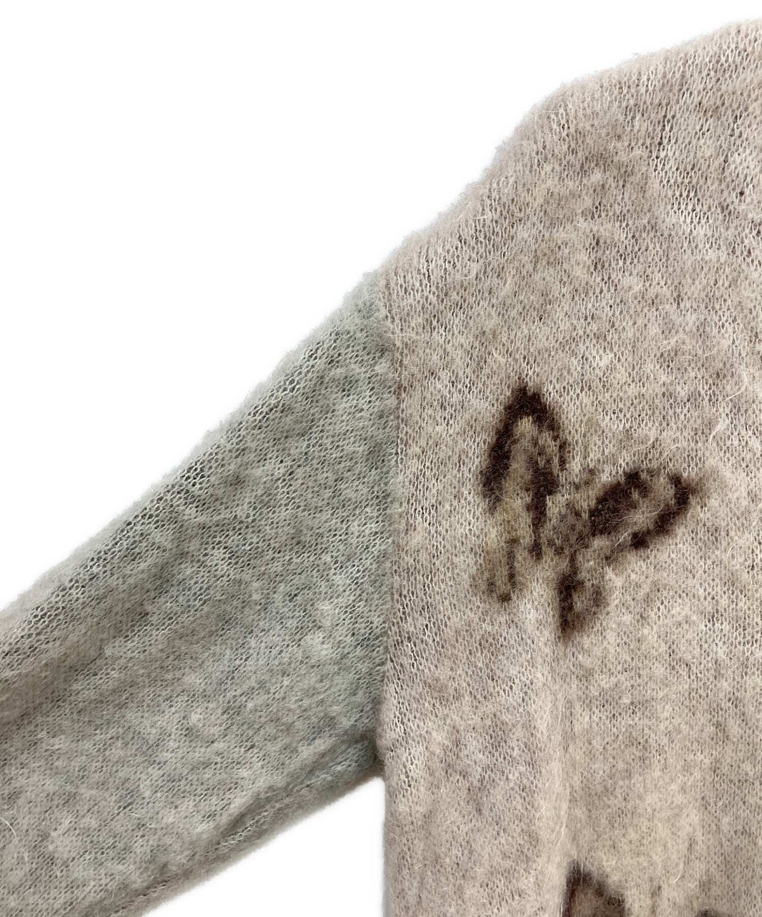 中古・古着通販】Needles (ニードルズ) PAPILLON CARDIGAN グレー