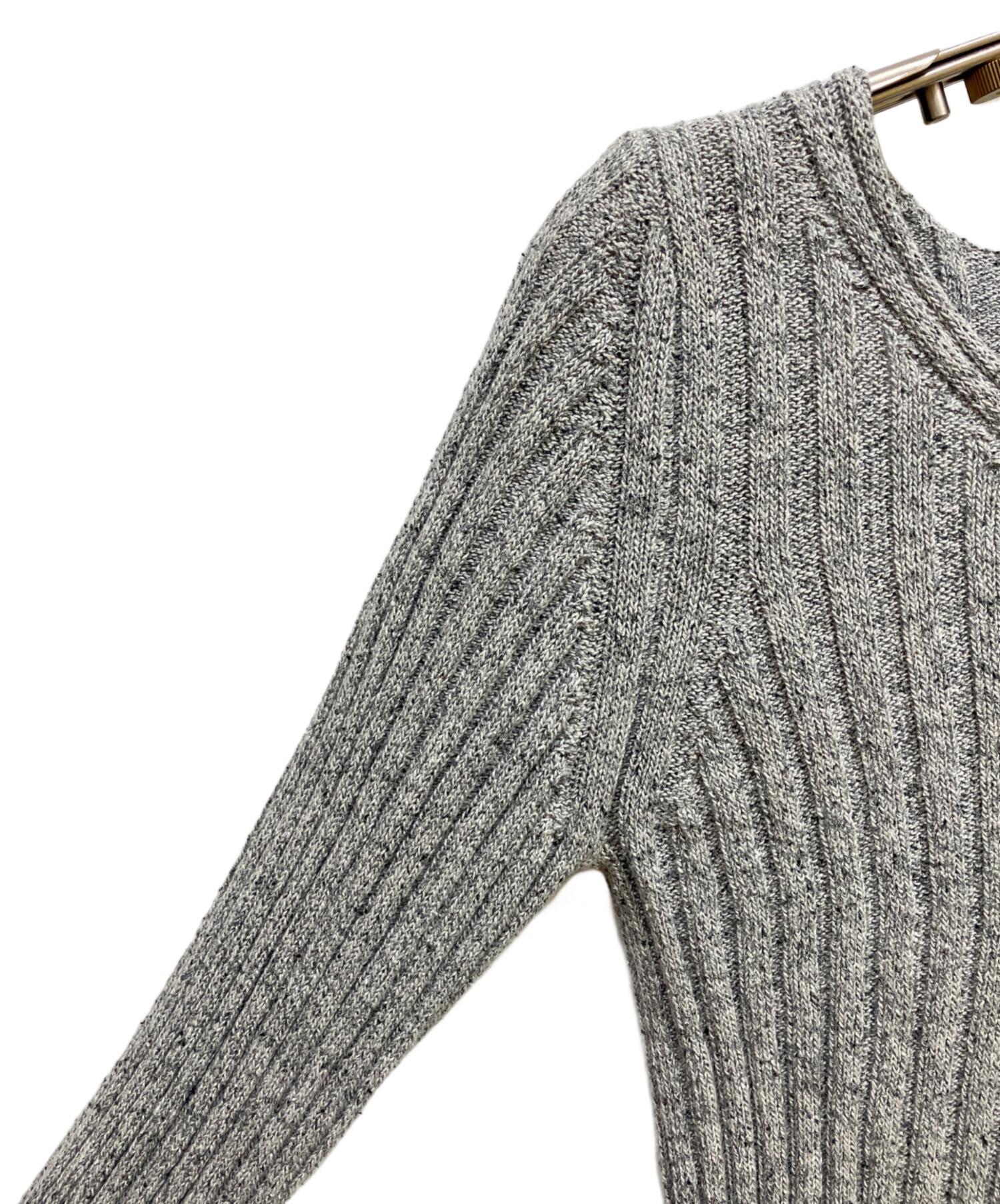 中古・古着通販】AURALEE (オーラリー) SILK COTTON MELANGE RIB KNIT