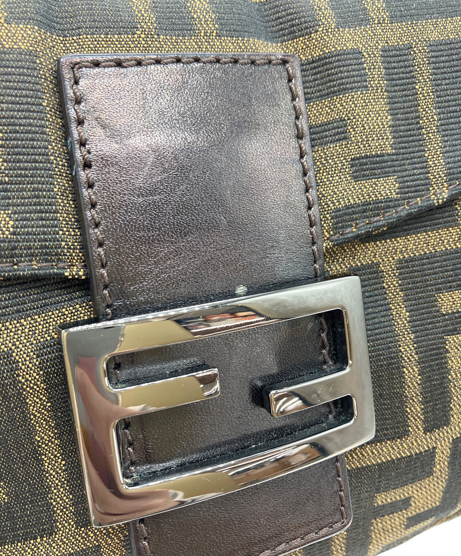中古・古着通販】FENDI (フェンディ) ショルダーバッグ ブラウン