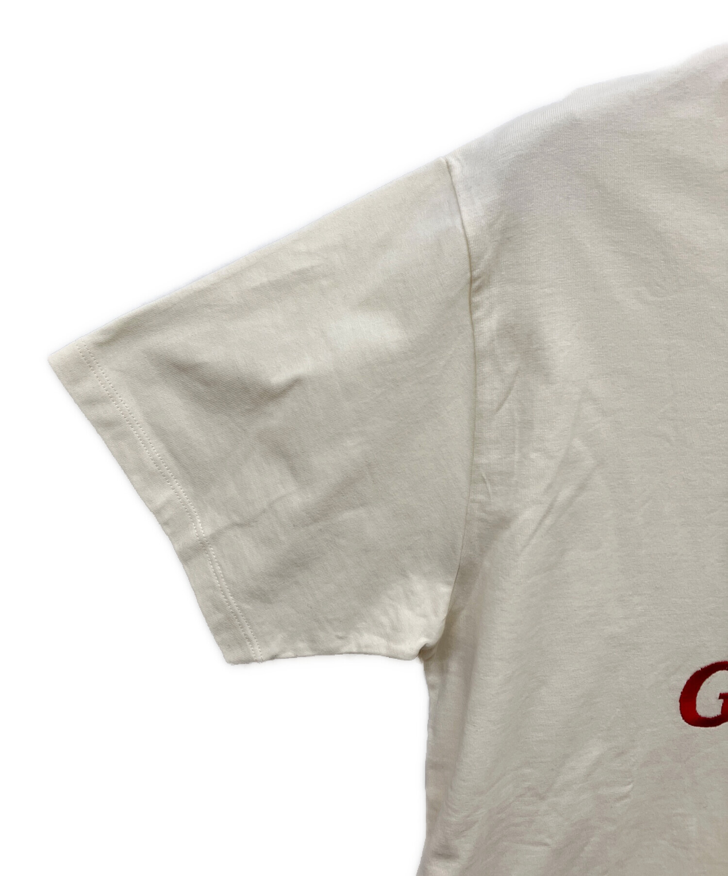 GUCCI グッチ Tシャツ・カットソー F アイボリー 【古着】【中古】 GUCCI - GUCCI グッチ Tシャツ・カットソー F アイボリー 【古着