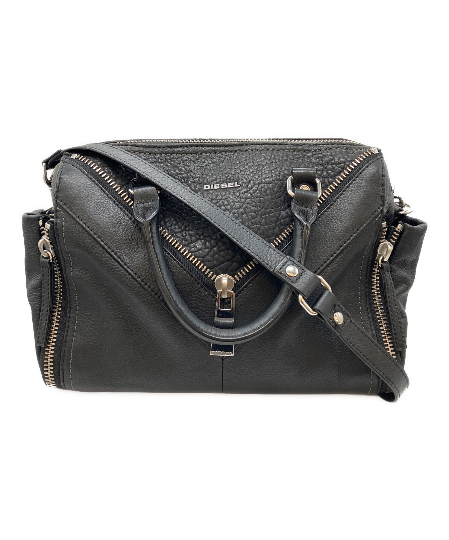 【9/24中】DIESEL＊LE-ZIPPER 2wayスモール DIESEL ディーゼル ショルダーバッグ ハンドバッグ 2way LE-ZIPPER