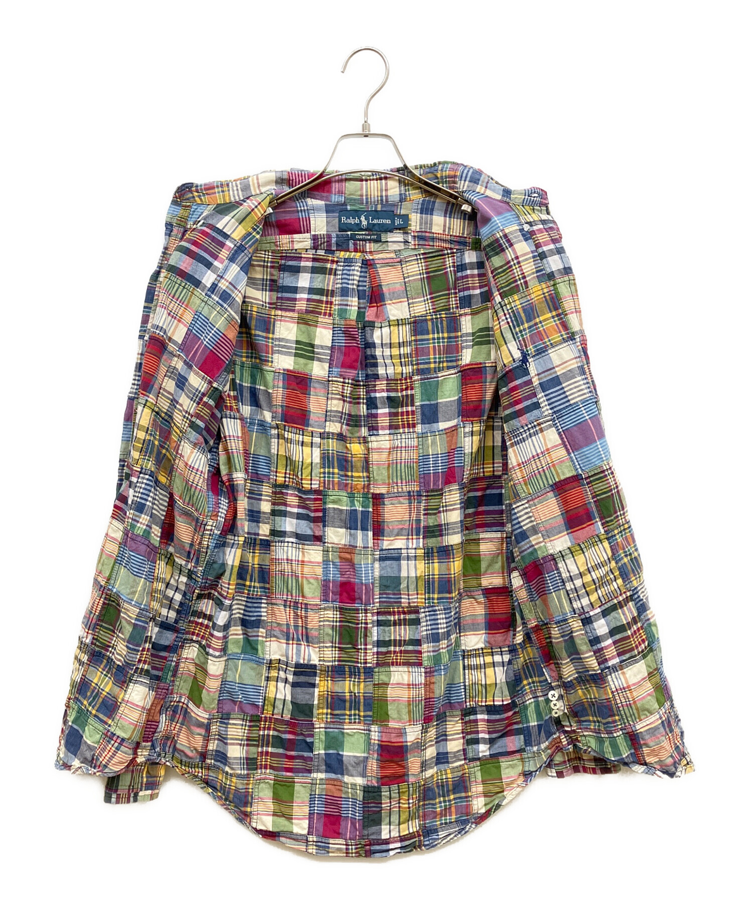 中古・古着通販】RALPH LAUREN (ラルフローレン) パッチワークチェック