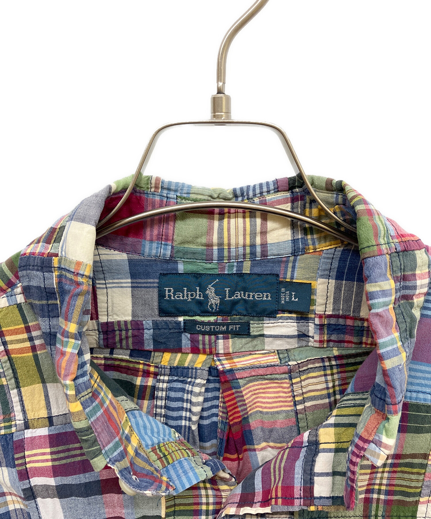 中古・古着通販】RALPH LAUREN (ラルフローレン) パッチワークチェック