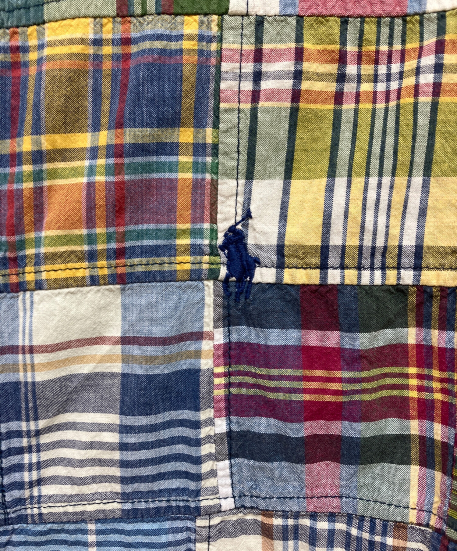 中古・古着通販】RALPH LAUREN (ラルフローレン) パッチワークチェック