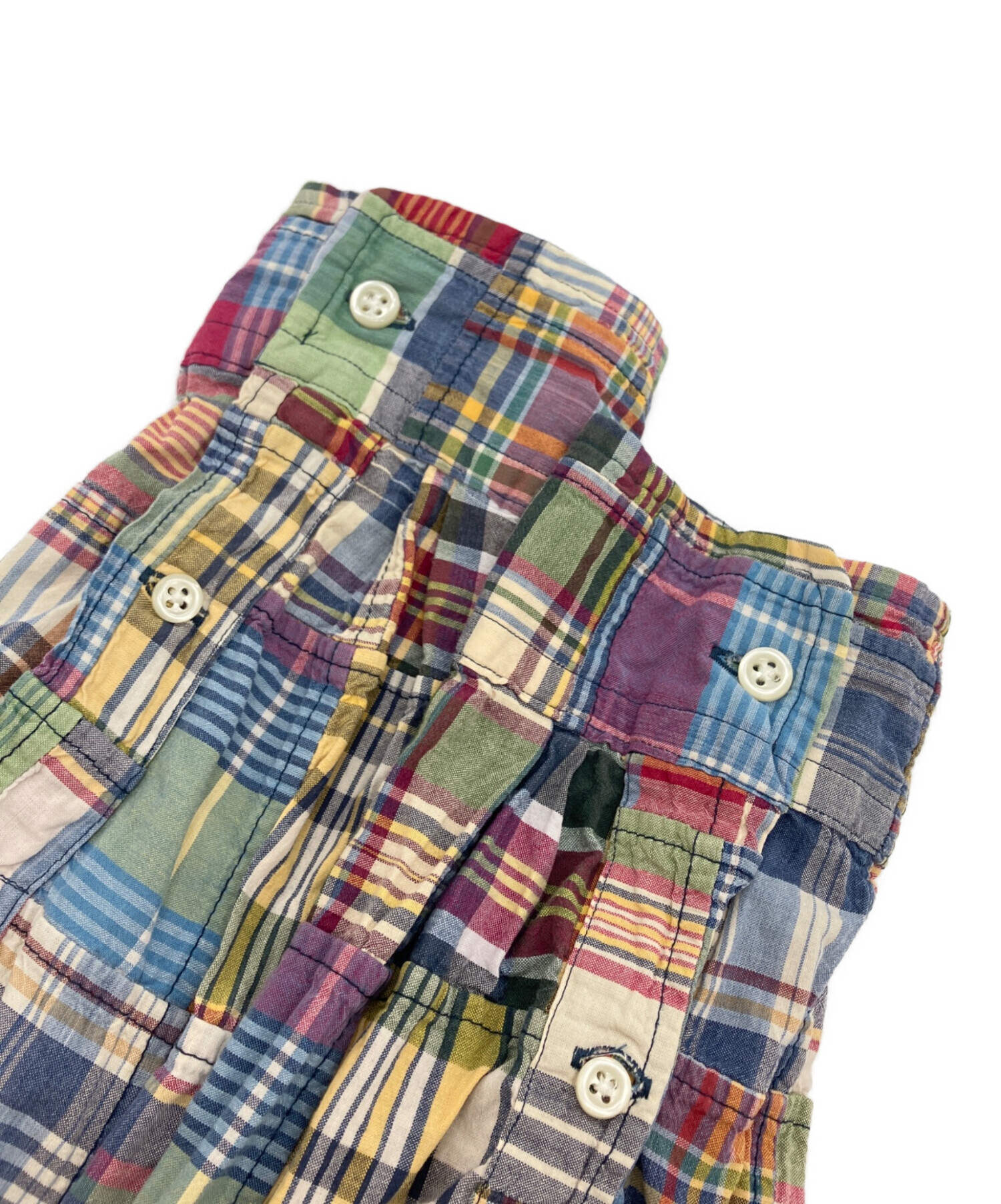 中古・古着通販】RALPH LAUREN (ラルフローレン) パッチワークチェック
