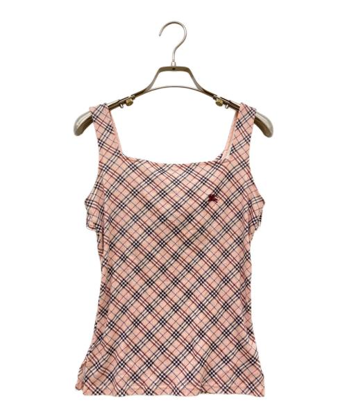 美品★BURBERRY BLUE LABEL バックリボンタンクトップ　チェック 3111000104937712_01_2308w.jpeg