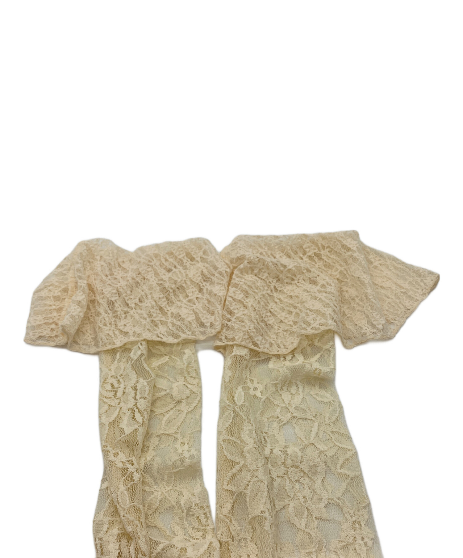 中古・古着通販】AMERI (アメリ) COMBINATION LACE TOP アイボリー