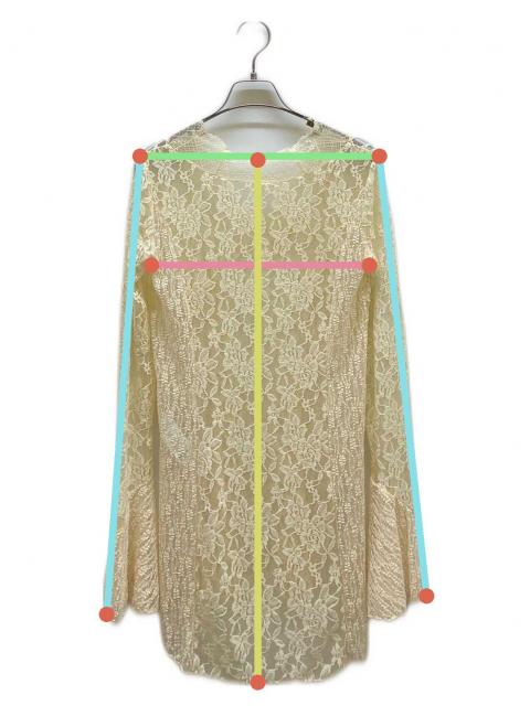 中古・古着通販】AMERI (アメリ) COMBINATION LACE TOP アイボリー