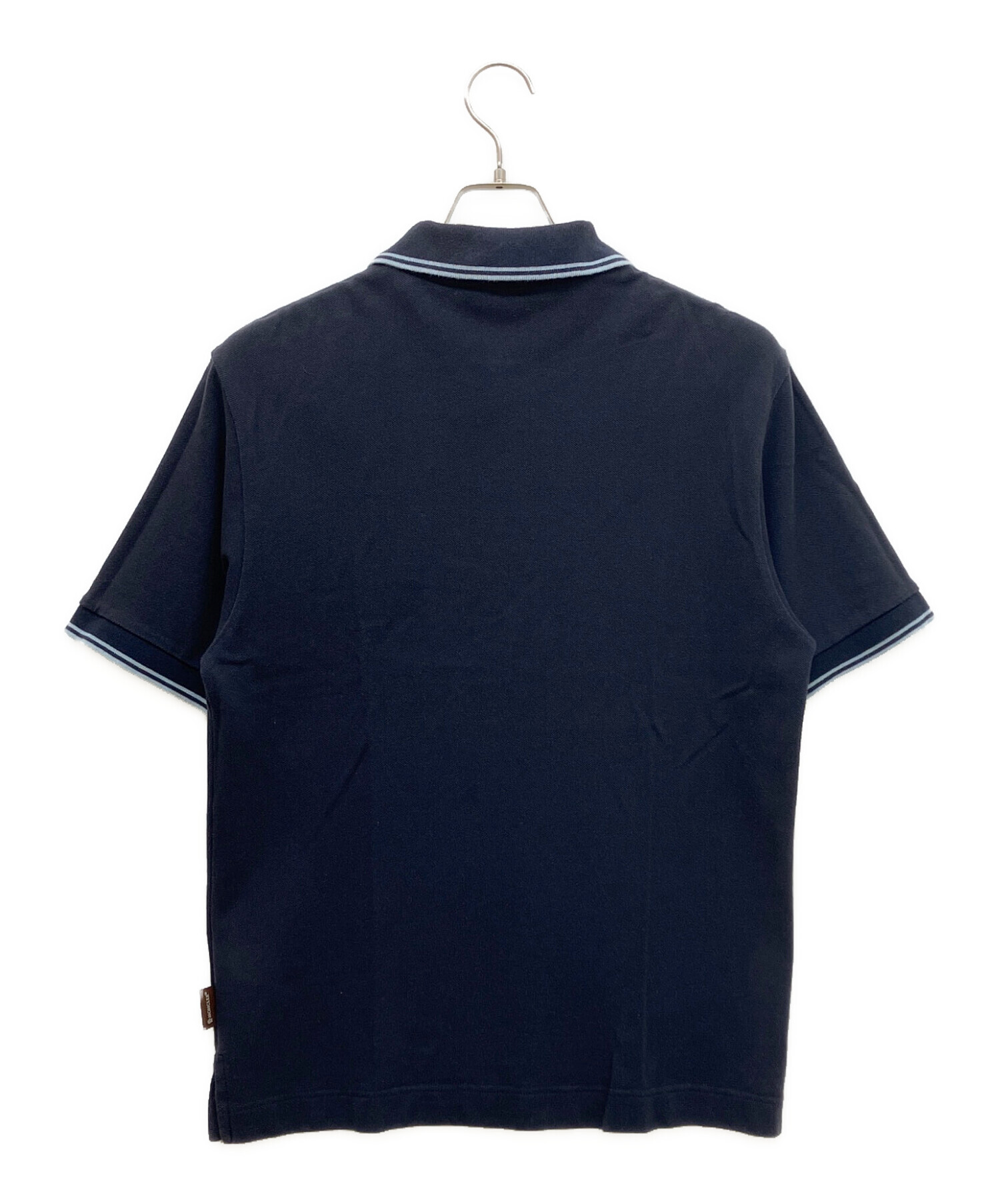 中古・古着通販】MONCLER (モンクレール) ポロシャツ ブラック サイズ
