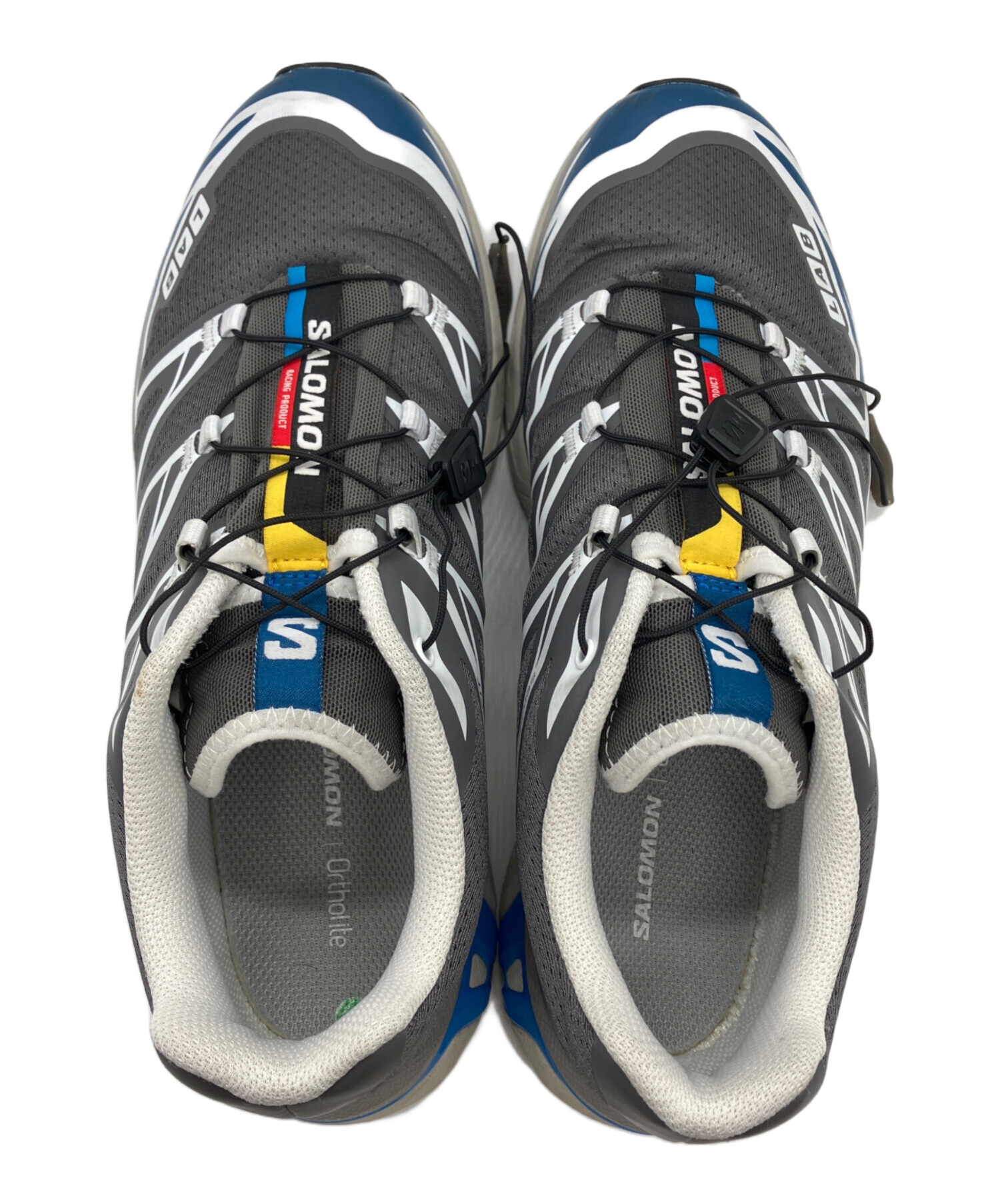 中古・古着通販】SALOMON (サロモン) スニーカー グレー×ブルー サイズ
