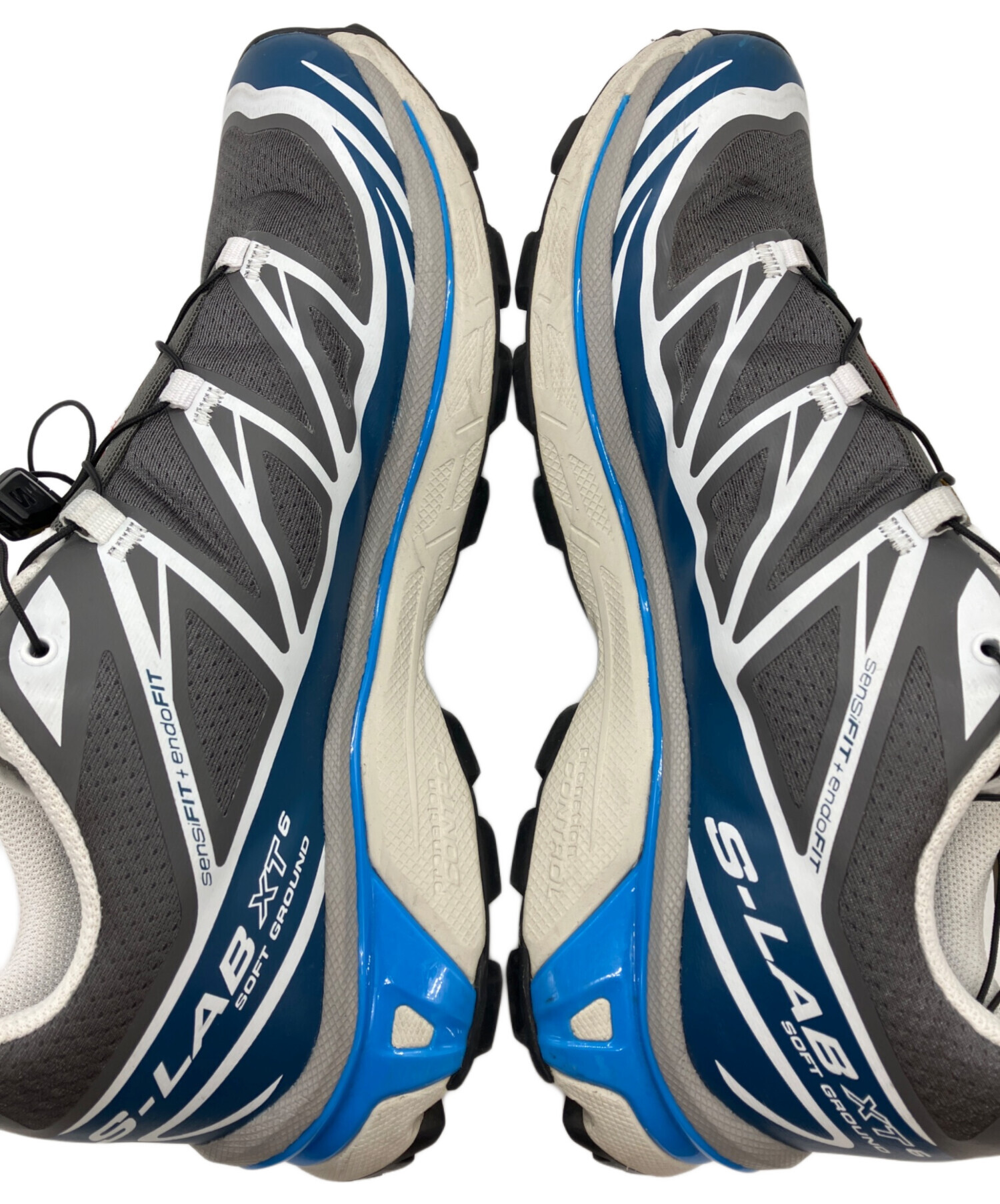 中古・古着通販】SALOMON (サロモン) スニーカー グレー×ブルー サイズ