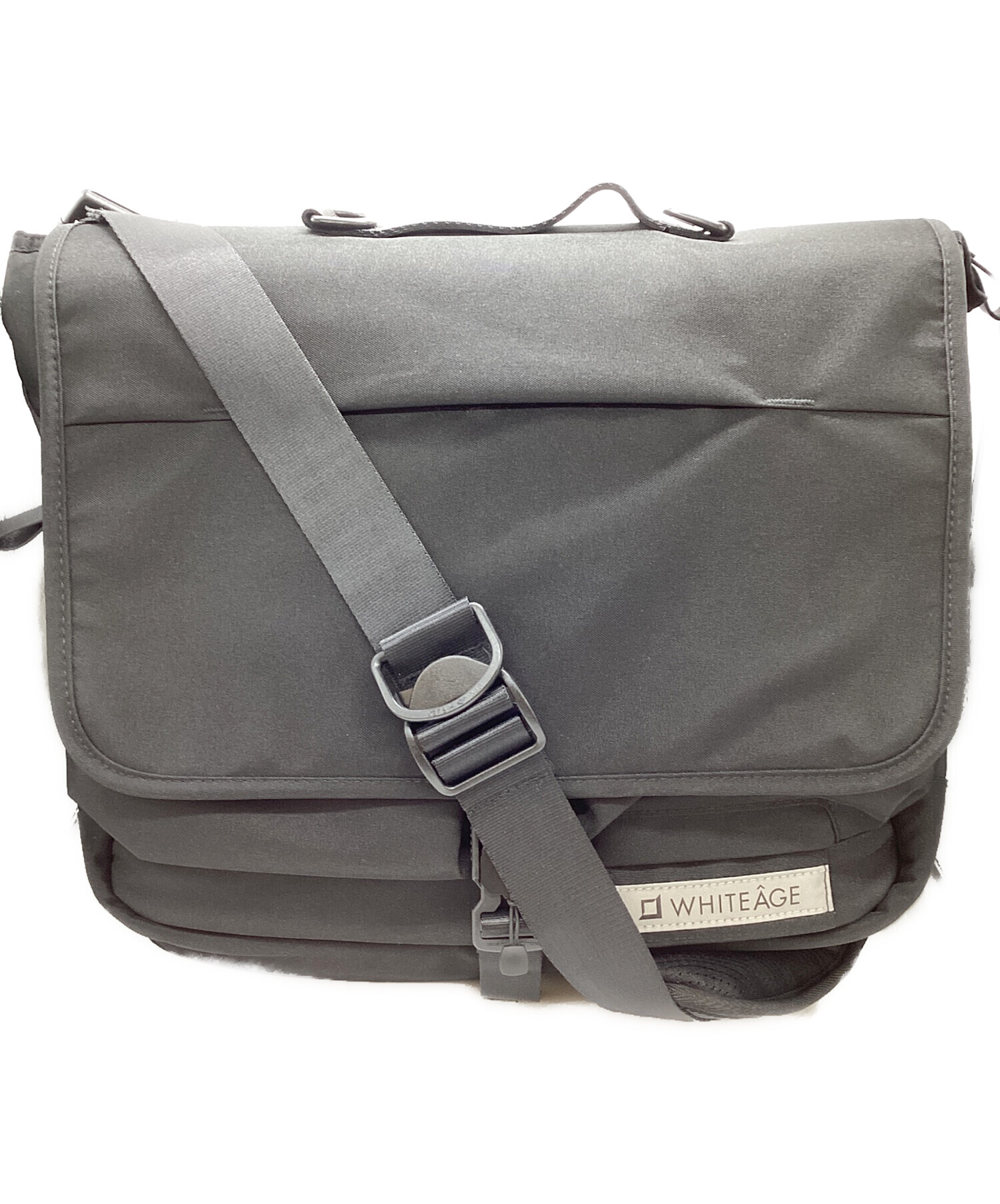 中古・古着通販】WHITEAGE (ホワイタージュ) MOD.NAVY Messenger Bag L