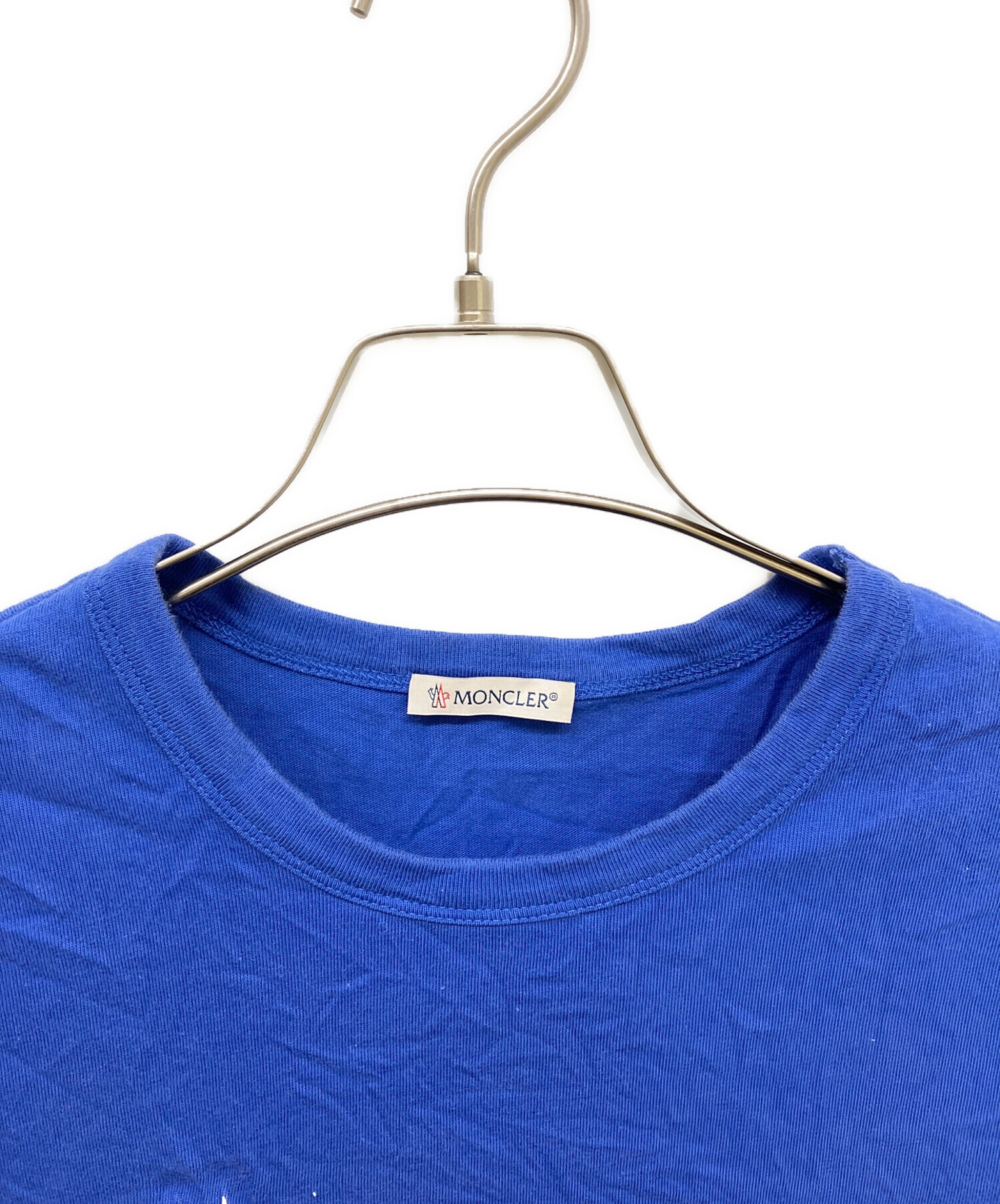 中古・古着通販】MONCLER (モンクレール) MAGLIA T-SHIRT ブルー